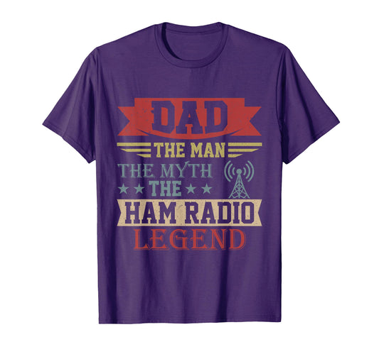Amateur Ham Radio Operator Gift Dad T-Shirt - Graphic Print for Adults - T-Shirt, Sweatshirt, Hoodie
