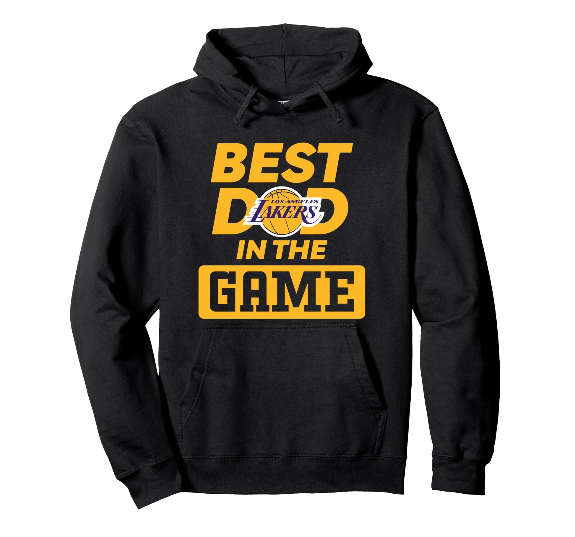 Nba Fathers Day Best Dad Game Lakers Logo Hoodie - Graphic Print Unisex - T-Shirt, Sweatshirt, Hoodie