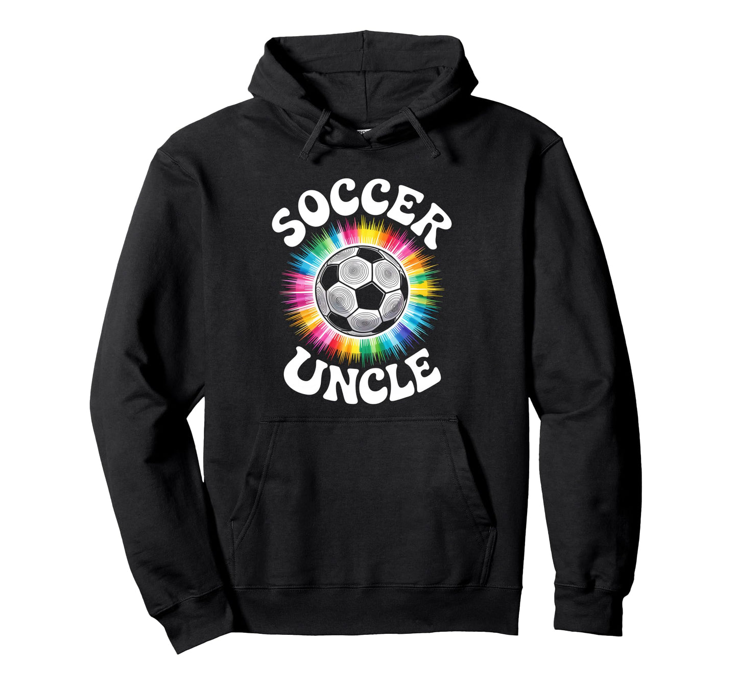 Soccer Uncle Tie Dye Hoodie - Novelty Apparel for Adults - T-Shirt, Sweatshirt, Hoodie