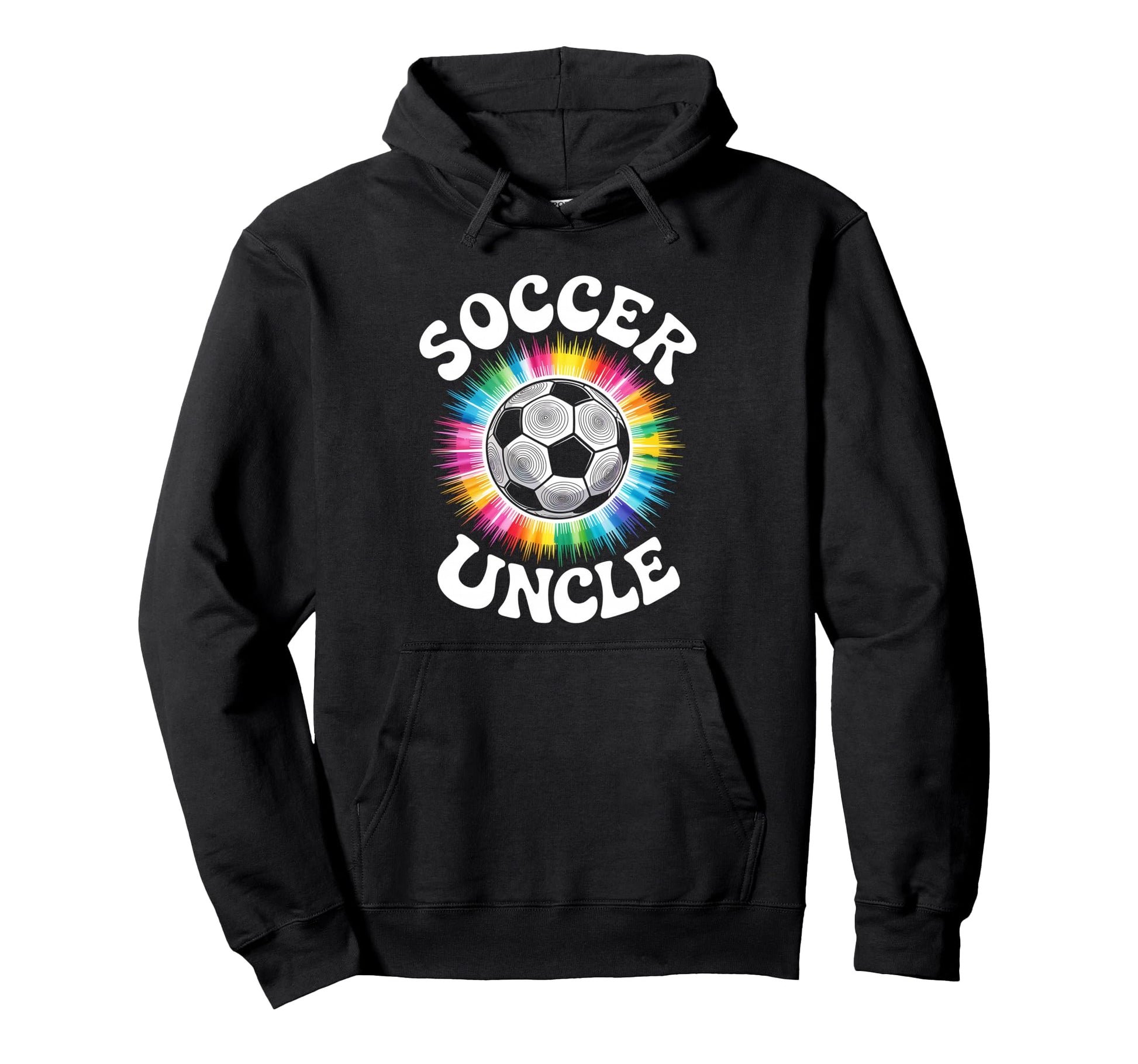 Soccer Uncle Tie Dye Hoodie - Novelty Apparel for Adults - T-Shirt, Sweatshirt, Hoodie