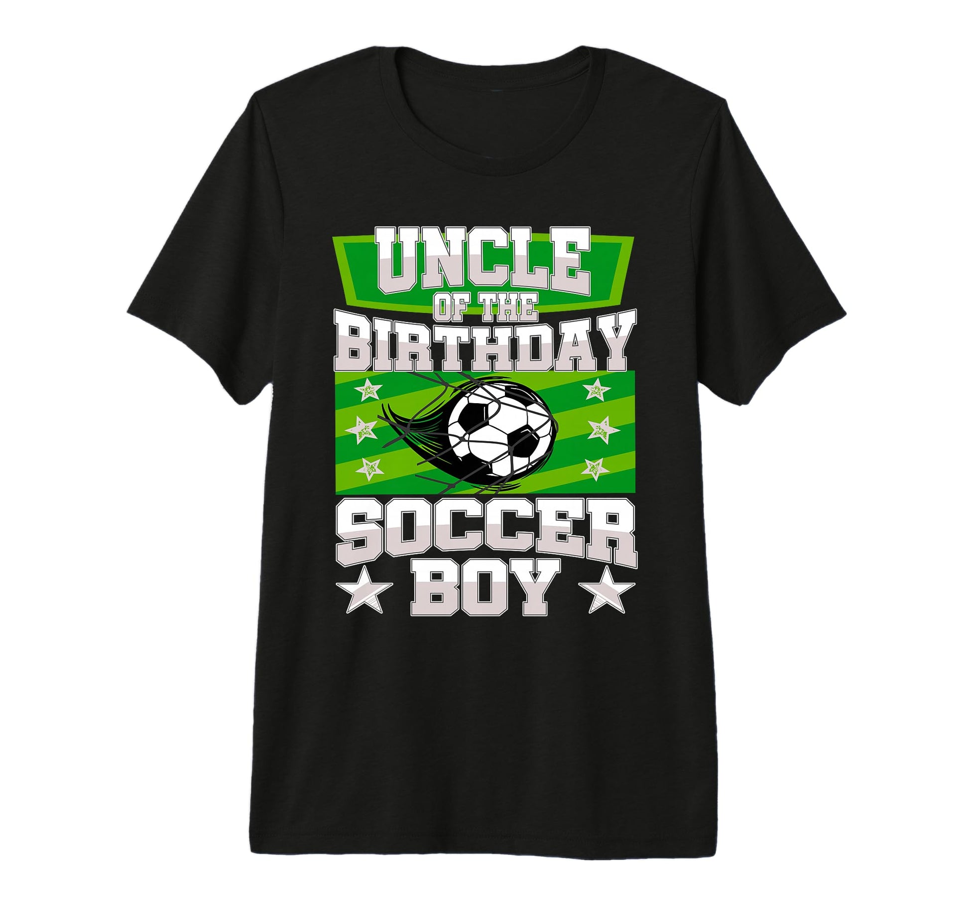 Uncle Birthday Matching Family Soccer T-Shirt - Graphic Print Men Women - T-Shirt, Sweatshirt, Hoodie