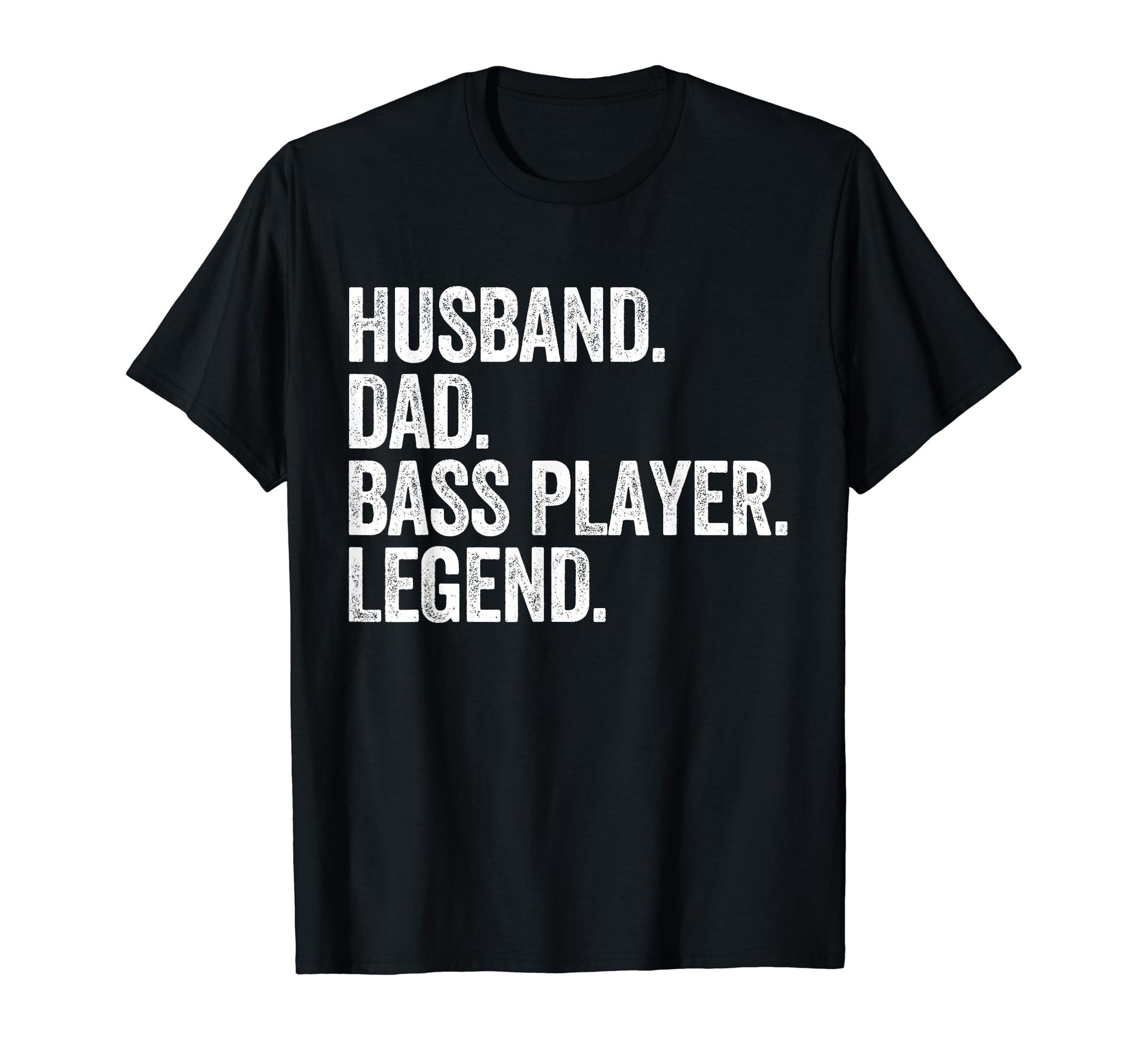 Husband Dad Bass Player Funny T-Shirt - Minimalist Print for Adults - T-Shirt, Sweatshirt, Hoodie