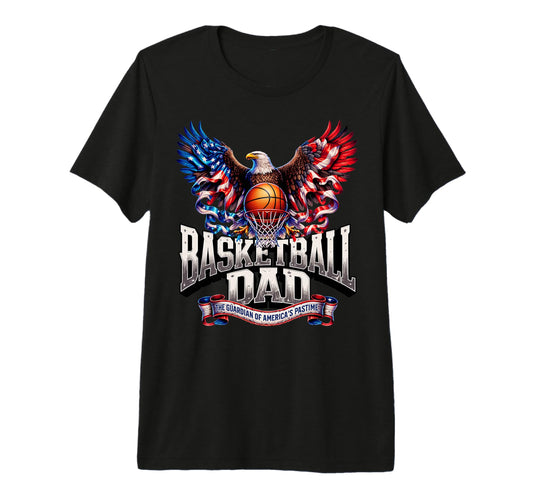 American Flag Basketball Patriotic T-Shirt - Custom Art Print for Adults - T-Shirt, Sweatshirt, Hoodie