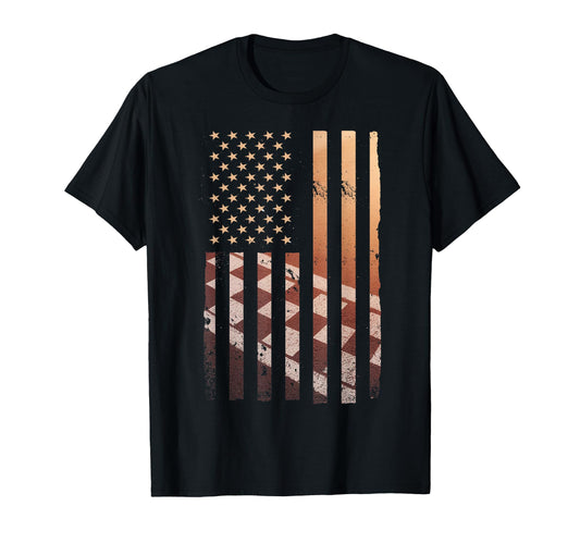 American Flag Racing Race Car Usa Family T-Shirt - Trendy Graphic Unisex - T-Shirt, Sweatshirt, Hoodie