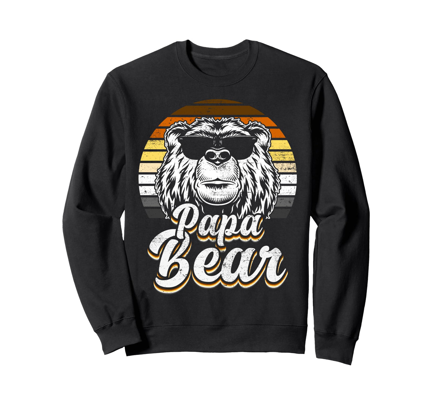 Papa Bear Gay Pride Bear Flag Sweatshirt - Graphic Print Unisex - T-Shirt, Sweatshirt, Hoodie