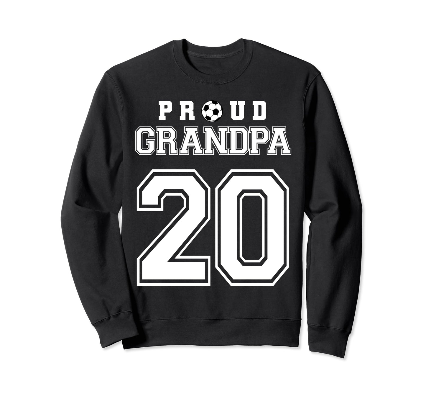 Number 20 Custom Proud Soccer Futbol Sweatshirt - Graphic Print for Adults - T-Shirt, Sweatshirt, Hoodie