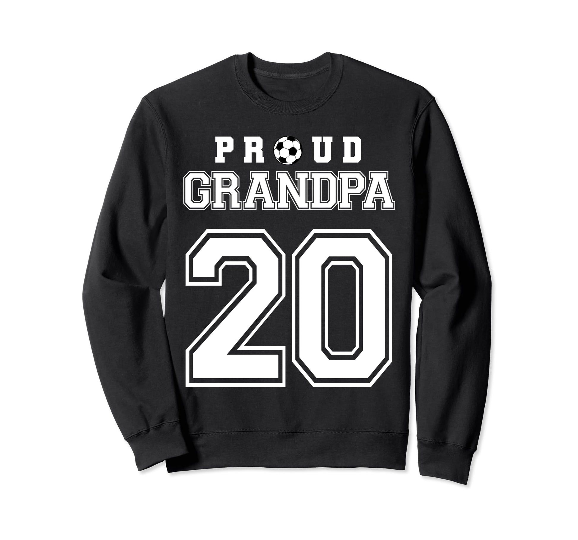 Number 20 Custom Proud Soccer Futbol Sweatshirt - Graphic Print for Adults - T-Shirt, Sweatshirt, Hoodie