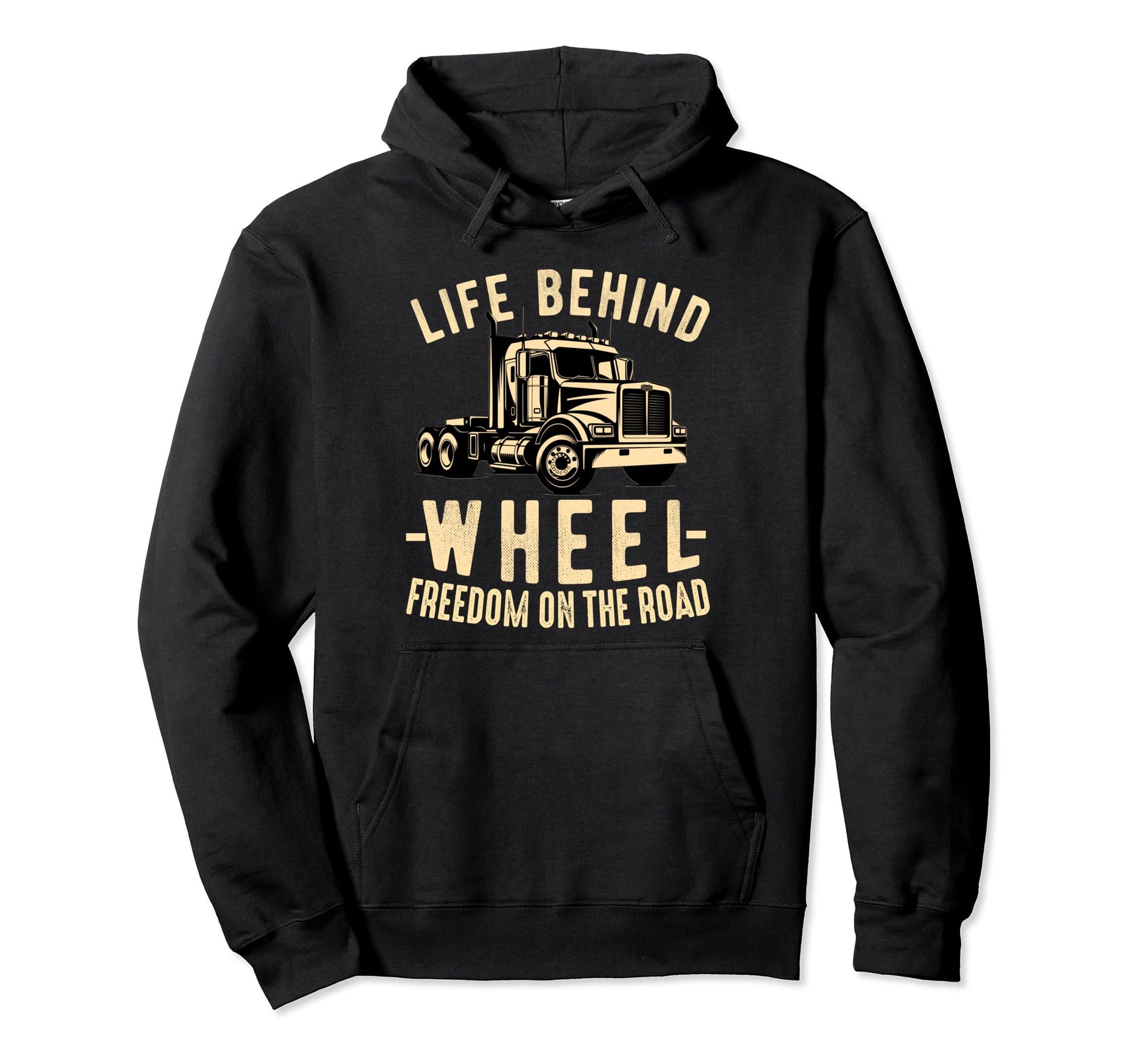 Truck Driver Trucker Dad Husband Hoodie - Graphic Print for Adults - T-Shirt, Sweatshirt, Hoodie