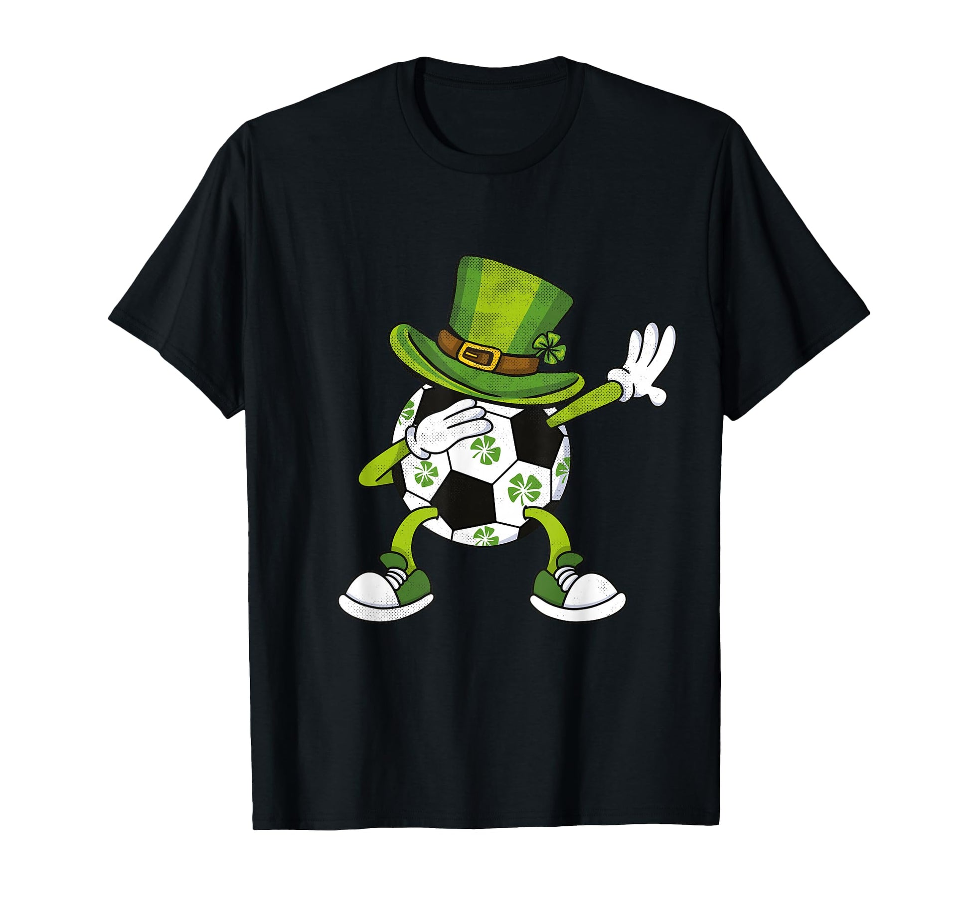 Soccer Dabbing Leprechaun Hat T-Shirt - Streetwear Style for Adults - T-Shirt, Sweatshirt, Hoodie