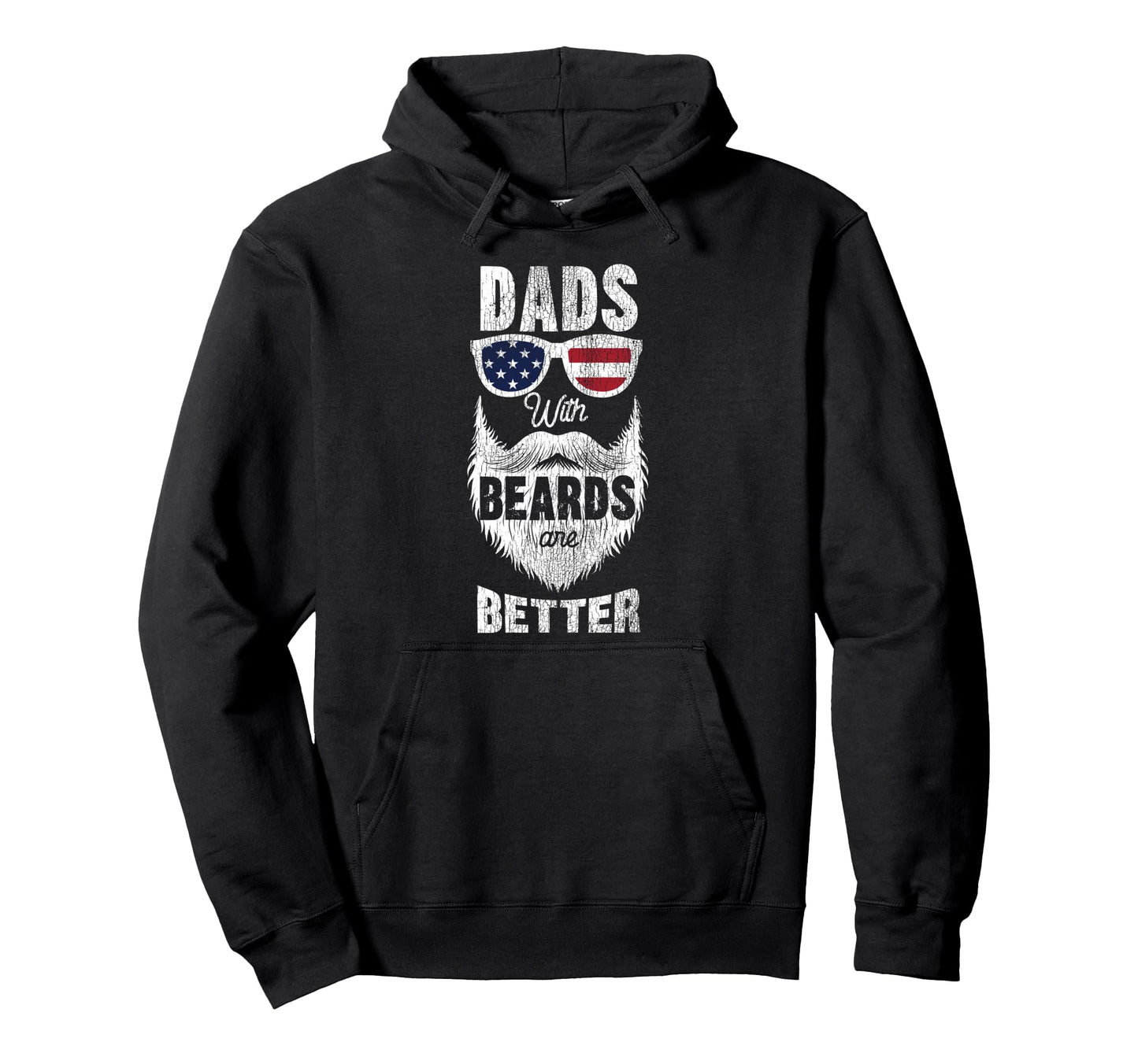 Beard Lover Bearded Dad Dads Hoodie - Casual Everyday Wear Men Women - T-Shirt, Sweatshirt, Hoodie