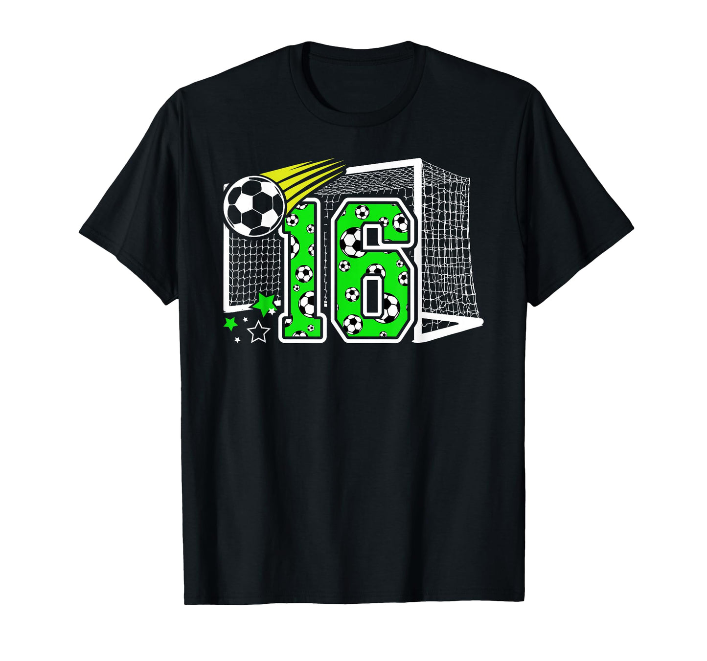 16Th Birthday Soccer 16 Year Old T-Shirt - Minimalist Print for Adults - T-Shirt, Sweatshirt, Hoodie