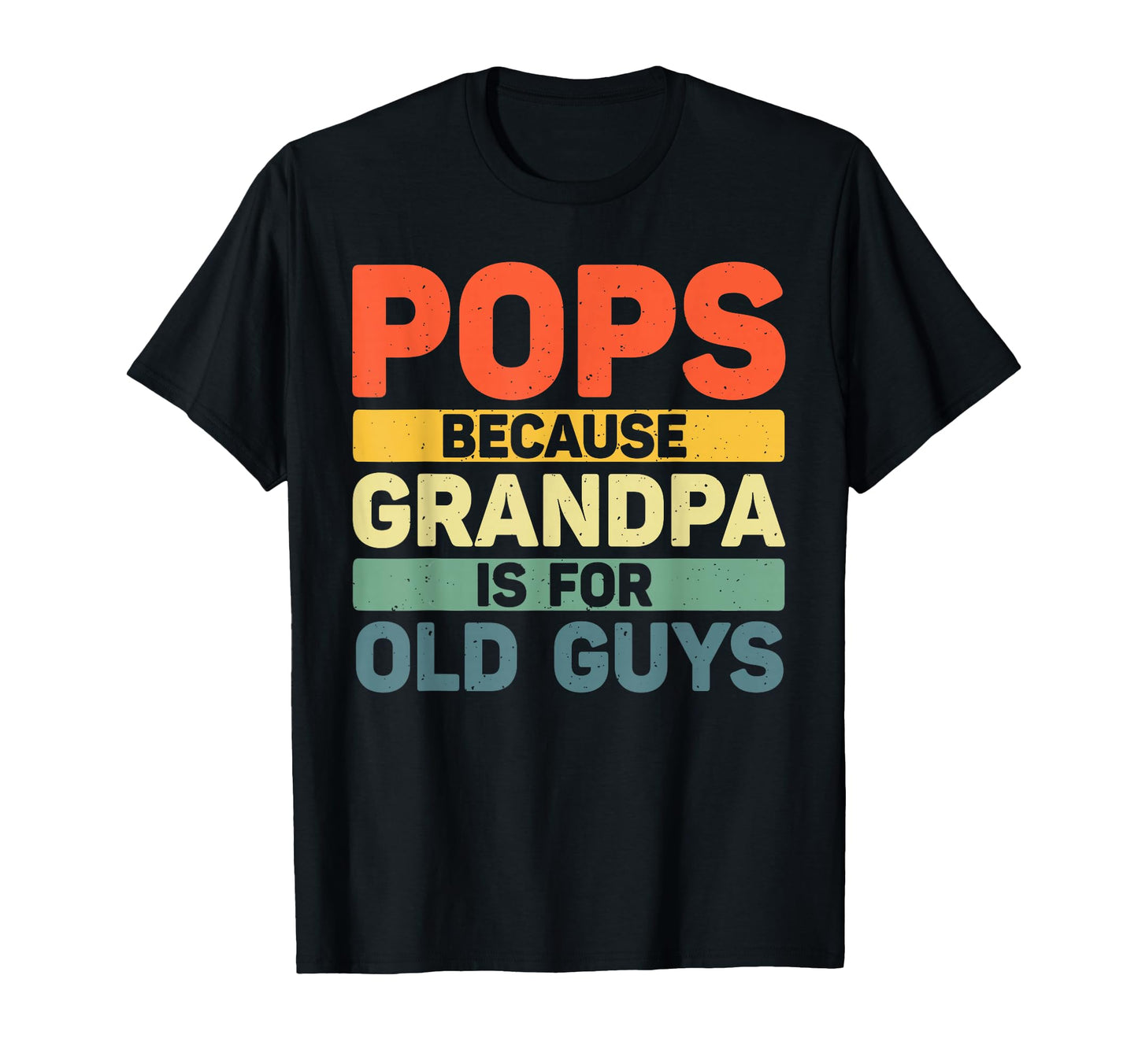 Pops Grandpa From Grandkids Fathers T-Shirt - Custom Art Print Men Women - T-Shirt, Sweatshirt, Hoodie
