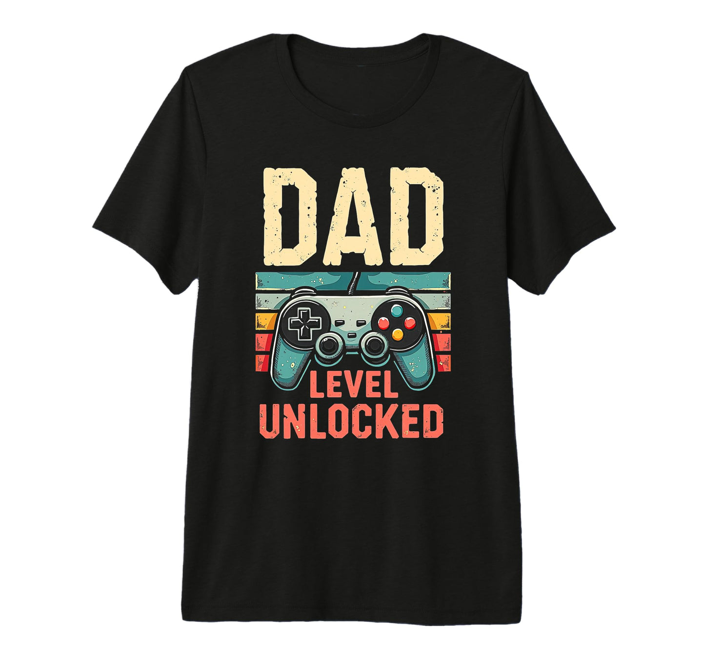 Dad Level Unlocked Funny Gamer Dad T-Shirt - Aesthetic Graphic Men Women - T-Shirt, Sweatshirt, Hoodie