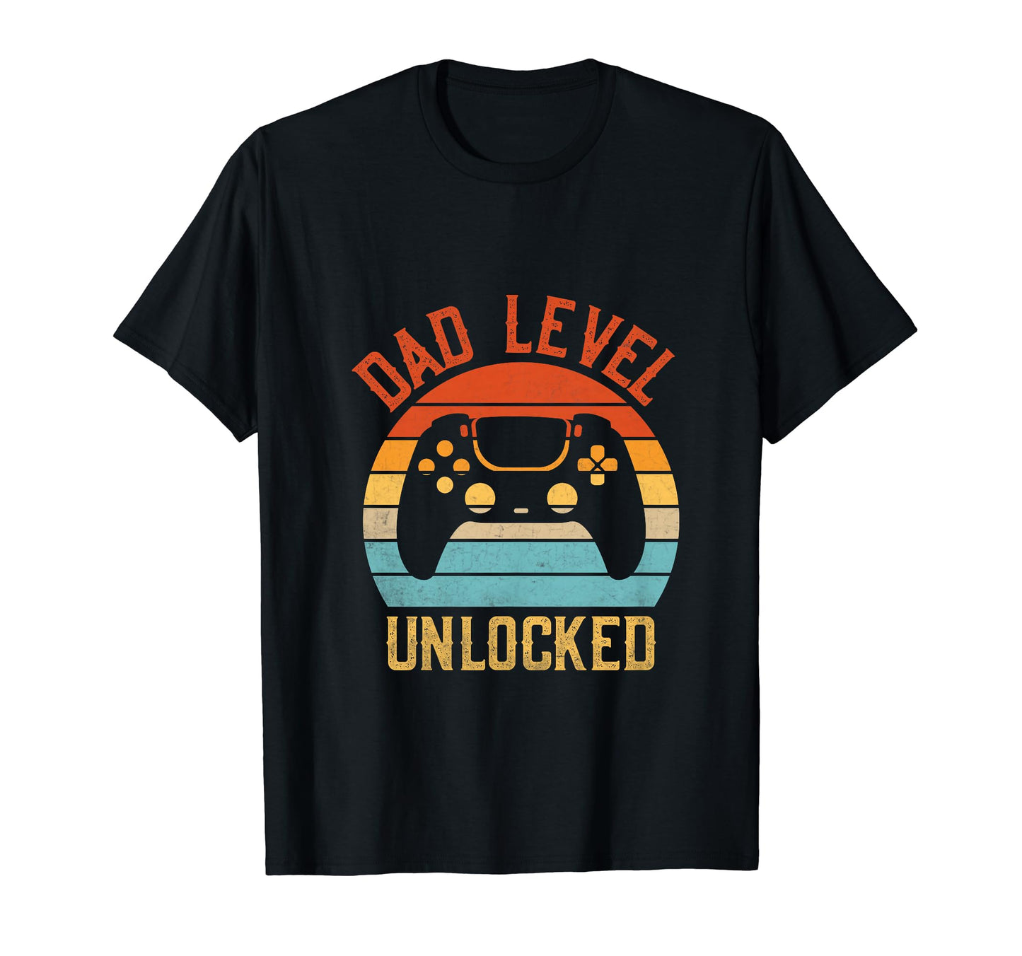 Gaming Dad Level Dad Game Controller T-Shirt - Minimalist Print Unisex - T-Shirt, Sweatshirt, Hoodie