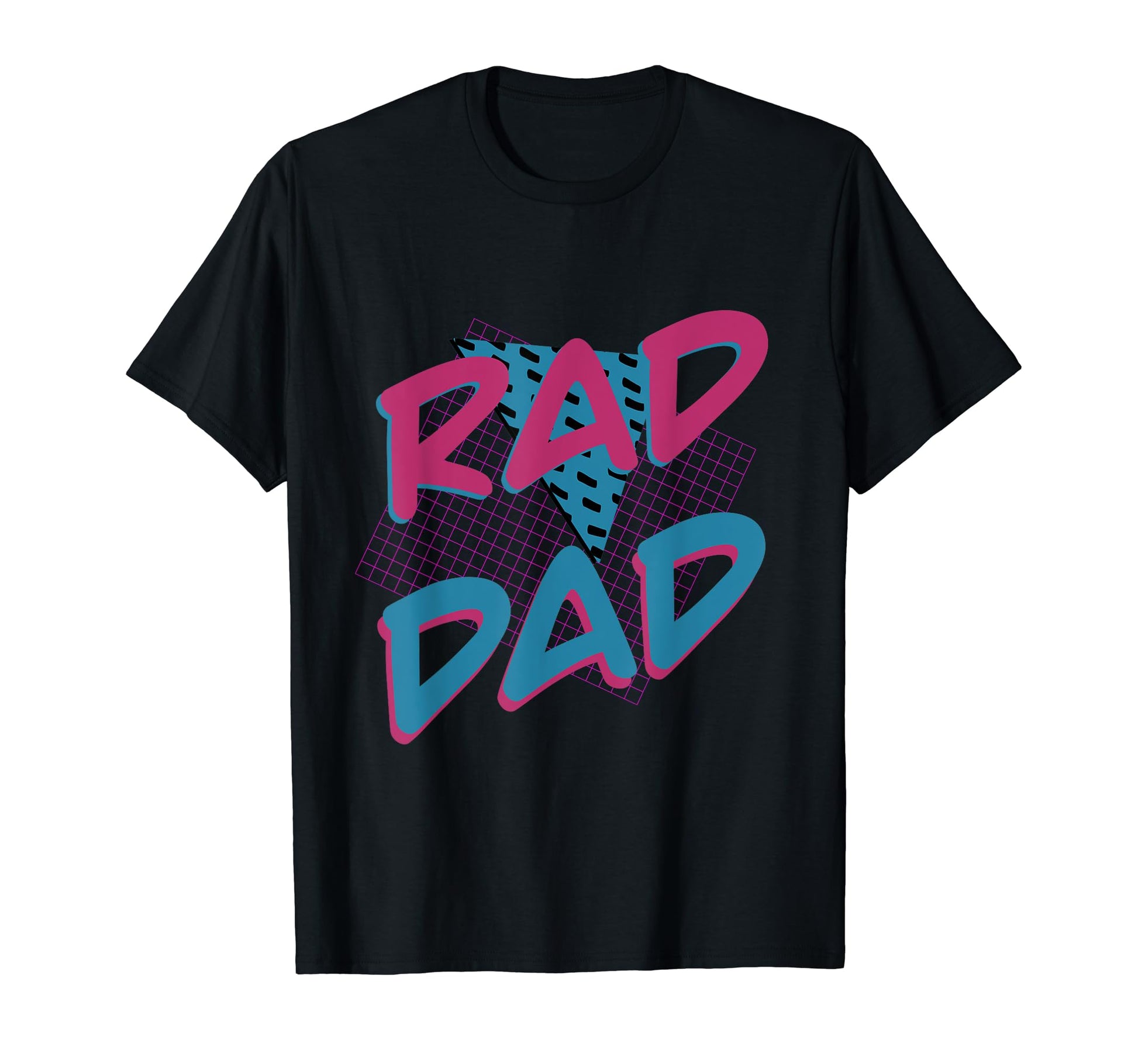 Rad Dad 80S 90S Dad Joke Daddy T-Shirt - Custom Art Print Men Women - T-Shirt, Sweatshirt, Hoodie
