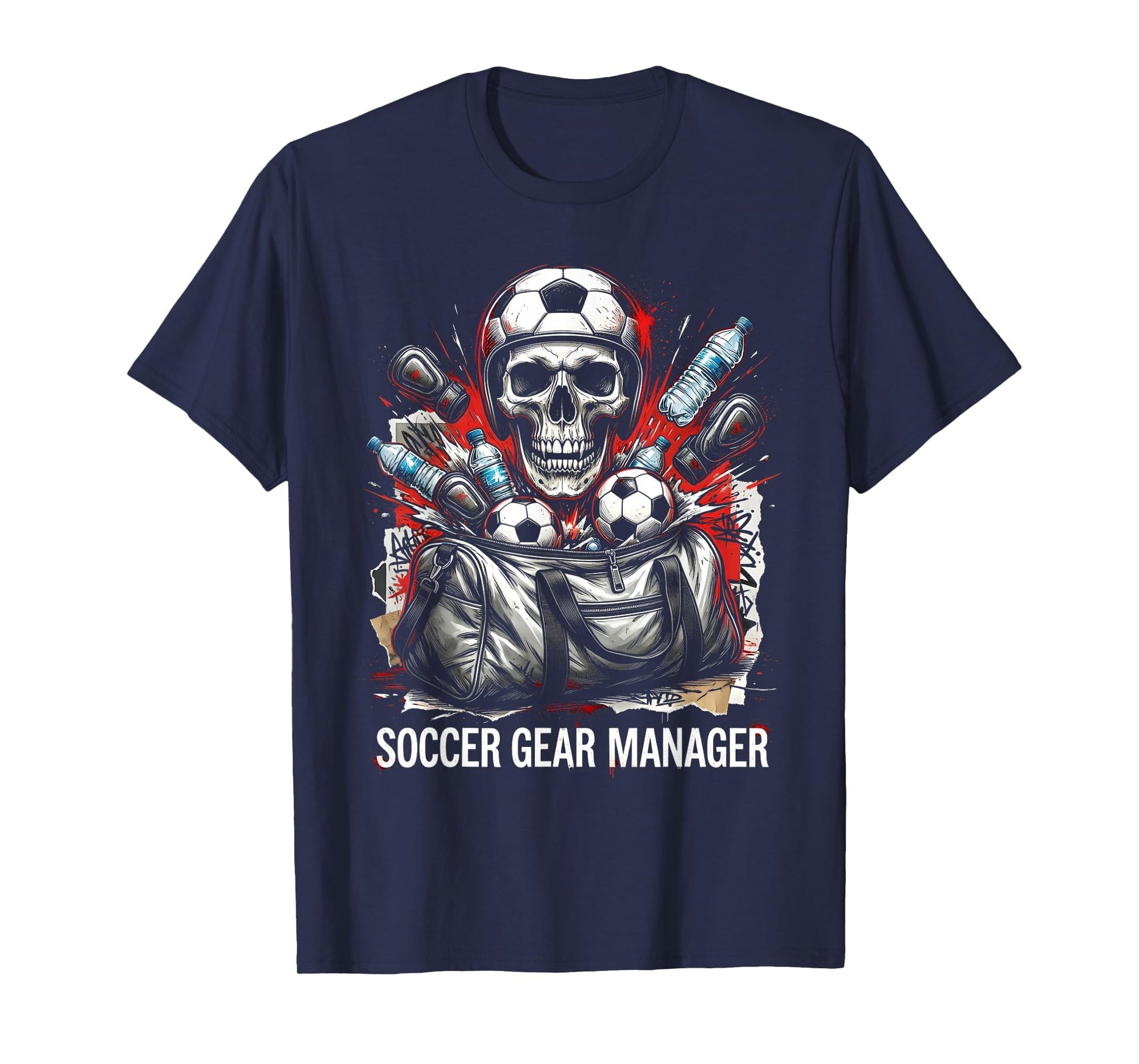 Soccer Gear Manager Mom T-Shirt - Trendy Graphic for Adults - T-Shirt, Sweatshirt, Hoodie