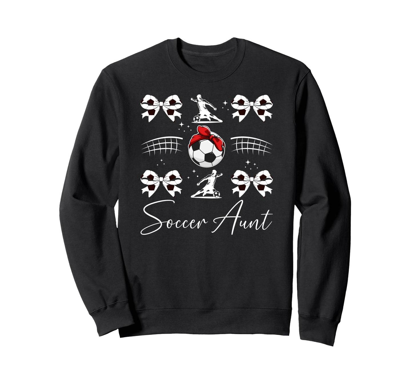 Soccer Aunt Soccer Player Auntie Sweatshirt - Aesthetic Graphic Unisex - T-Shirt, Sweatshirt, Hoodie
