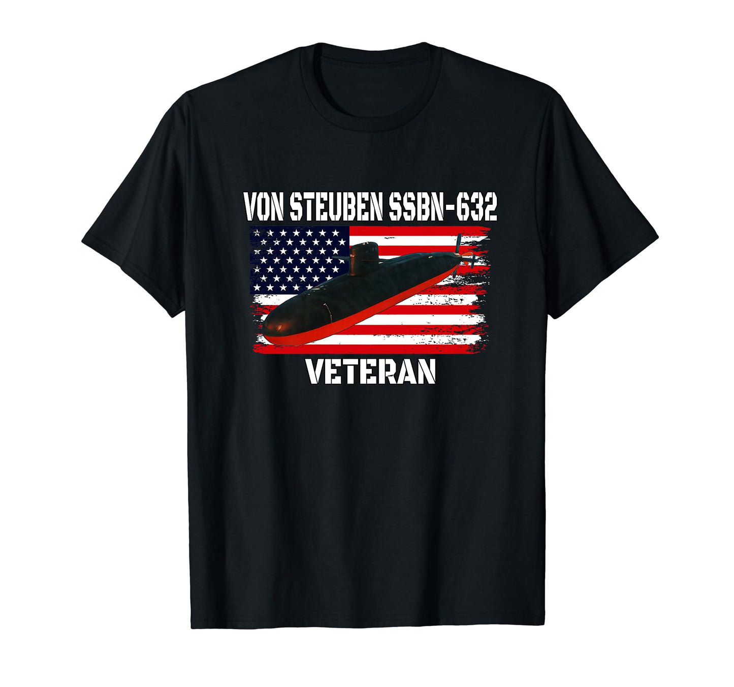 Submarine Uss Steuben Ssbn 632 T-Shirt - Minimalist Print for Adults - T-Shirt, Sweatshirt, Hoodie