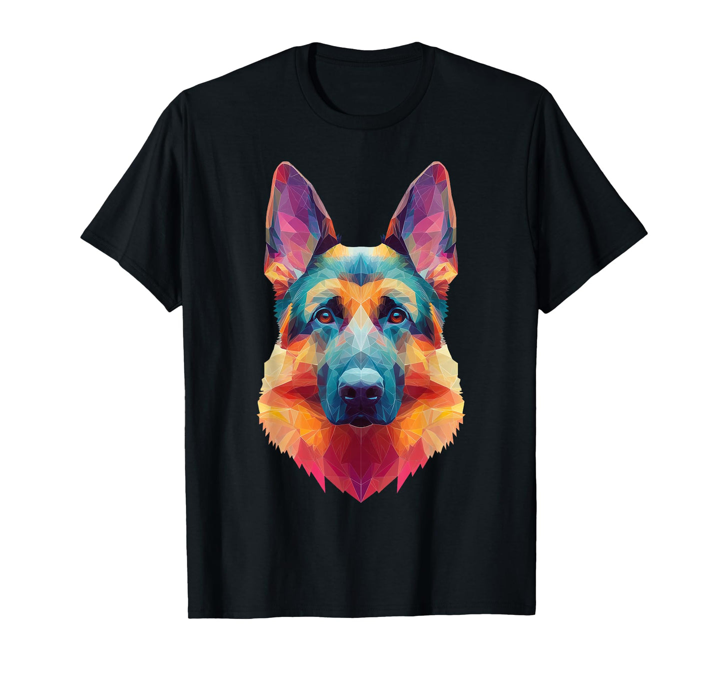 German Shepherd Dog T-Shirt - Custom Art Print Men Women - T-Shirt, Sweatshirt, Hoodie