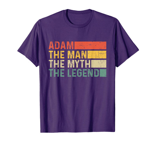 Adam Myth Legend Gift Adam T-Shirt - Fun Novelty Design for Adults - T-Shirt, Sweatshirt, Hoodie