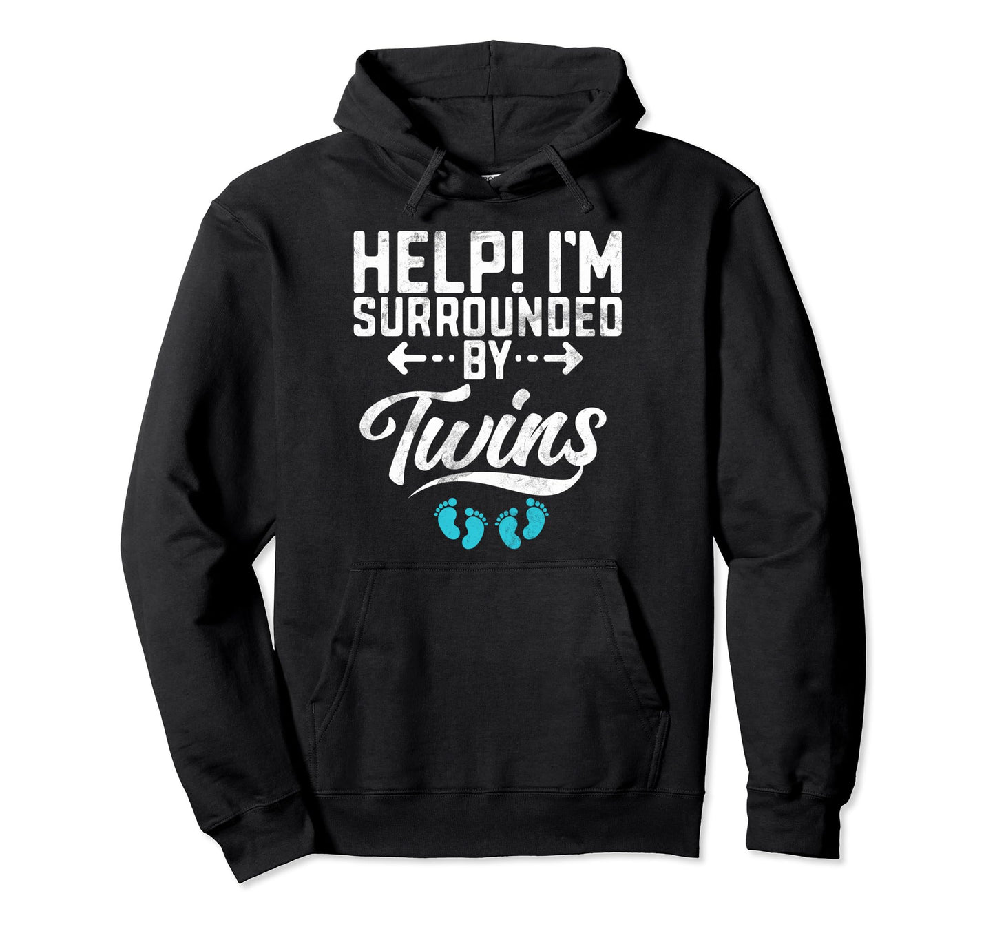 Help Im Surrounded Twins Dad Hoodie - Streetwear Style Unisex - T-Shirt, Sweatshirt, Hoodie