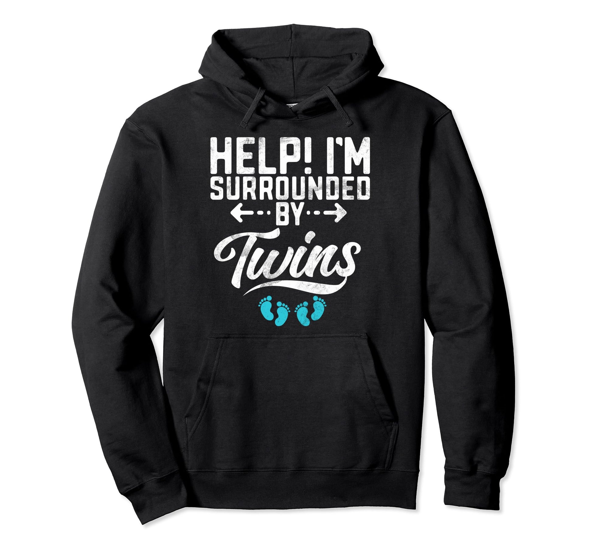 Help Im Surrounded Twins Dad Hoodie - Streetwear Style Unisex - T-Shirt, Sweatshirt, Hoodie