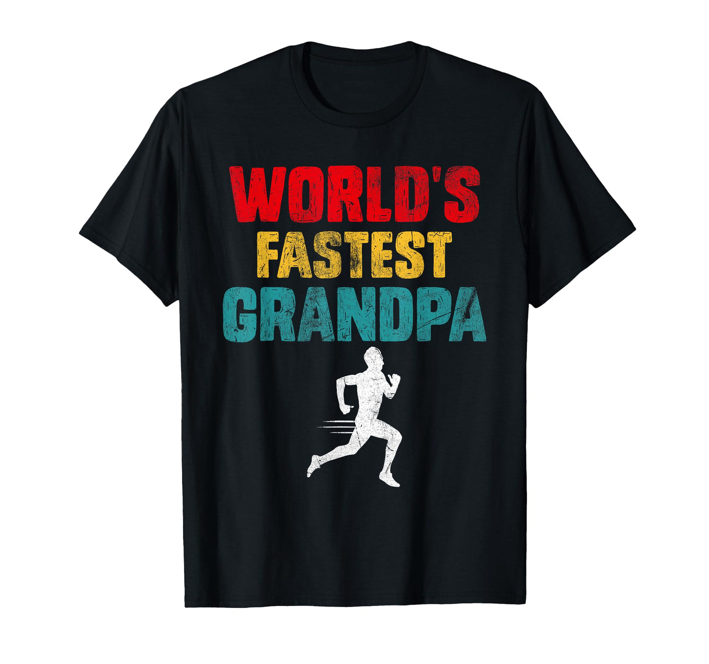 Grandpa Worlds Fastest Grandpa T-Shirt - Custom Art Print Men Women - T-Shirt, Sweatshirt, Hoodie