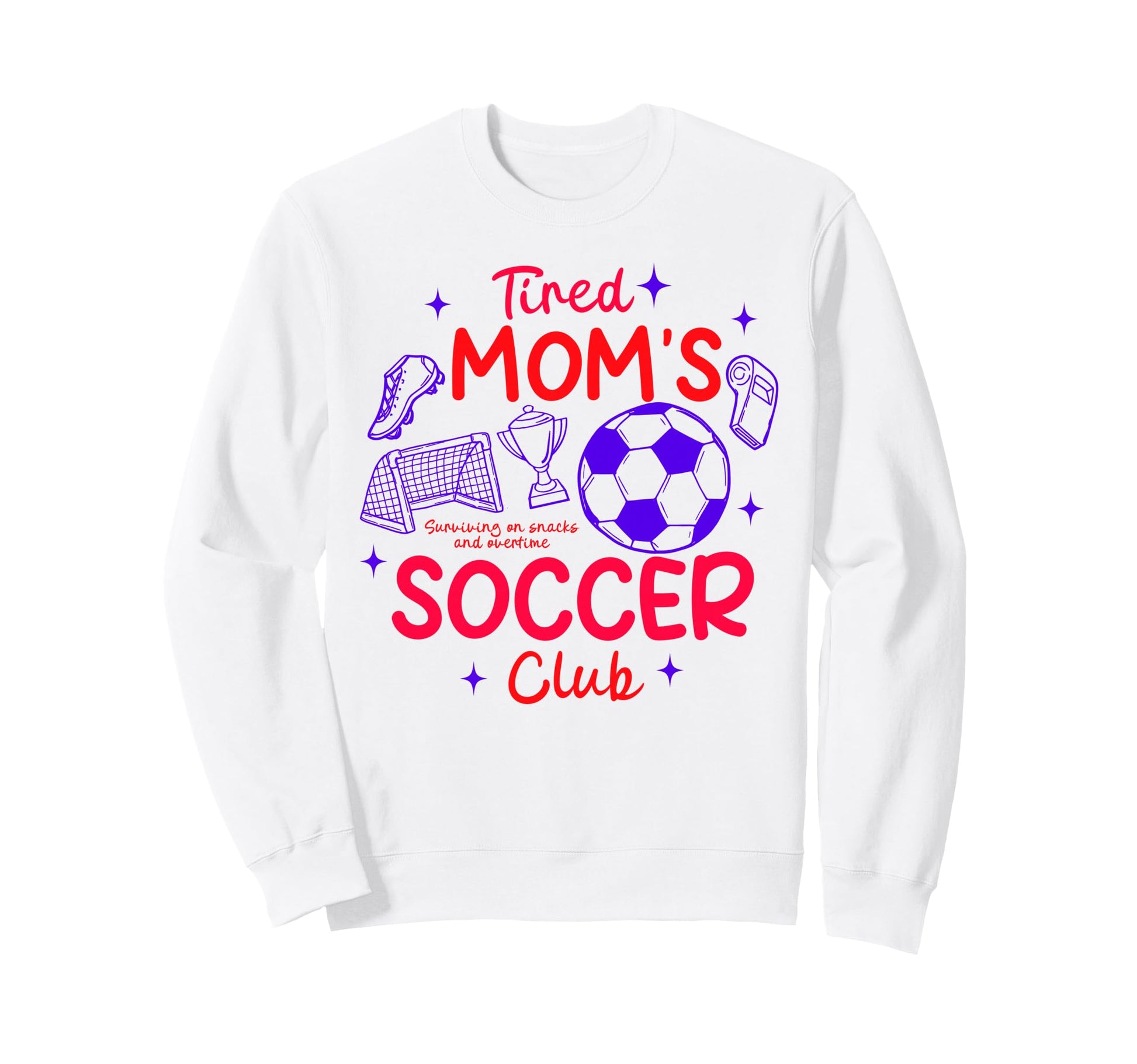 Soccer Mom Soccer Mama Game Day Sweatshirt - Custom Art Print for Adults - T-Shirt, Sweatshirt, Hoodie
