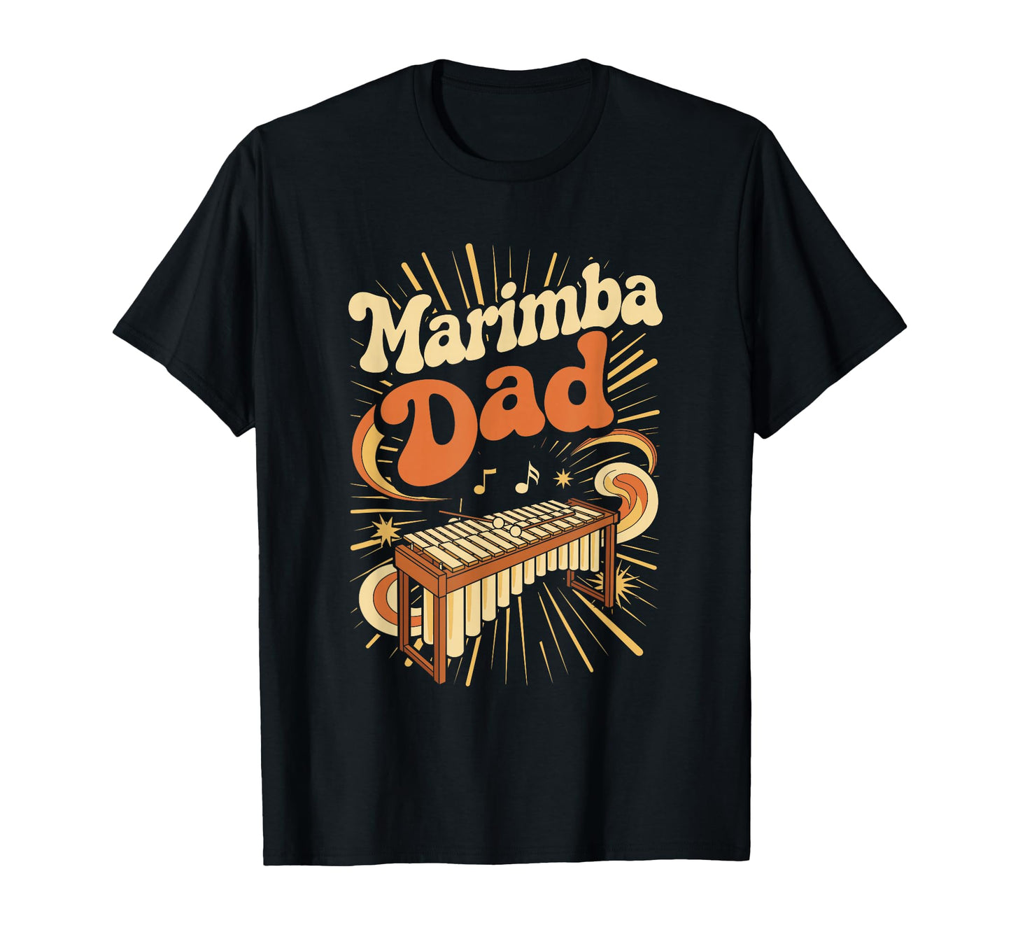 Marimba Dad Percussion Father T-Shirt - Minimalist Print for Adults - T-Shirt, Sweatshirt, Hoodie