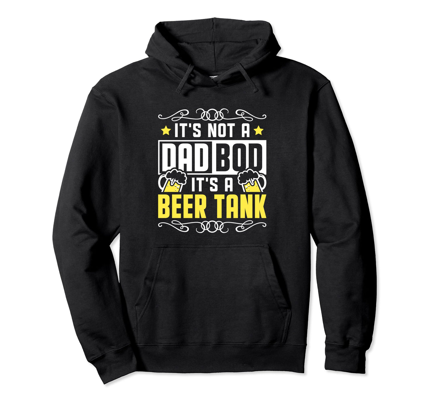 Dad Bod Beer Drinker Dad Jokes Father Hoodie - Casual Everyday Wear Unisex - T-Shirt, Sweatshirt, Hoodie