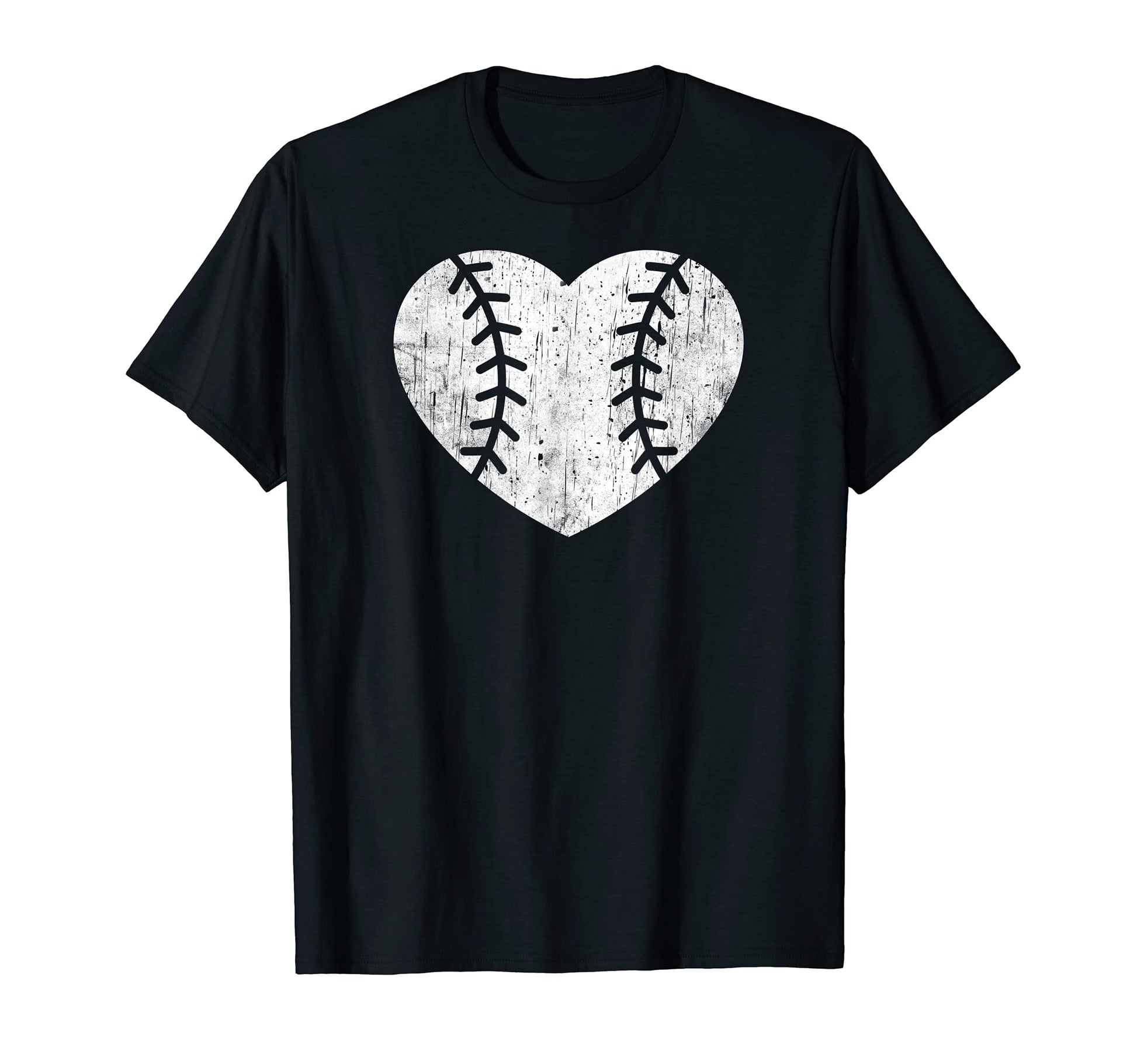 Heart Shaped Baseball Love Little League T-Shirt - Graphic Print Unisex - T-Shirt, Sweatshirt, Hoodie