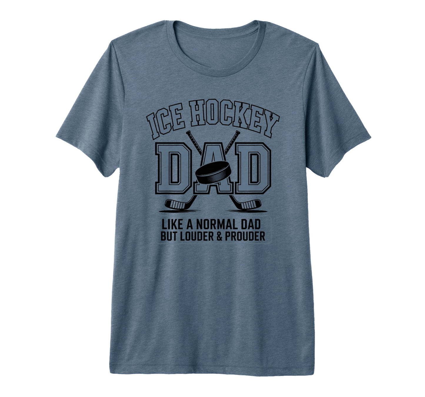 Mens Ice Hockey Dad Like Normal Dad But T-Shirt - Graphic Print for Adults - T-Shirt, Sweatshirt, Hoodie