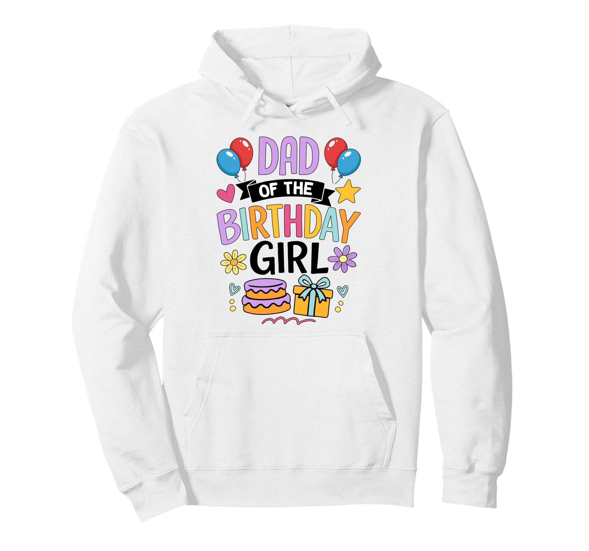 Dad Birthday Party Celebration Hoodie - Novelty Apparel Men Women - T-Shirt, Sweatshirt, Hoodie