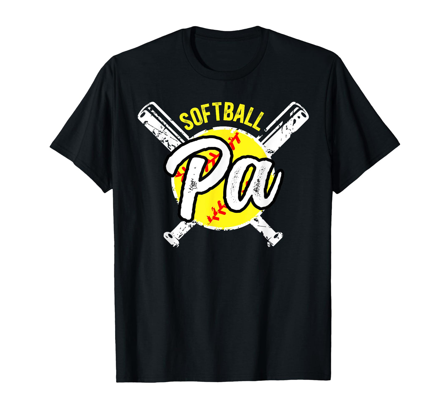Softball Pa Grandpa Pa Softball T-Shirt - Fun Novelty Design Men Women - T-Shirt, Sweatshirt, Hoodie