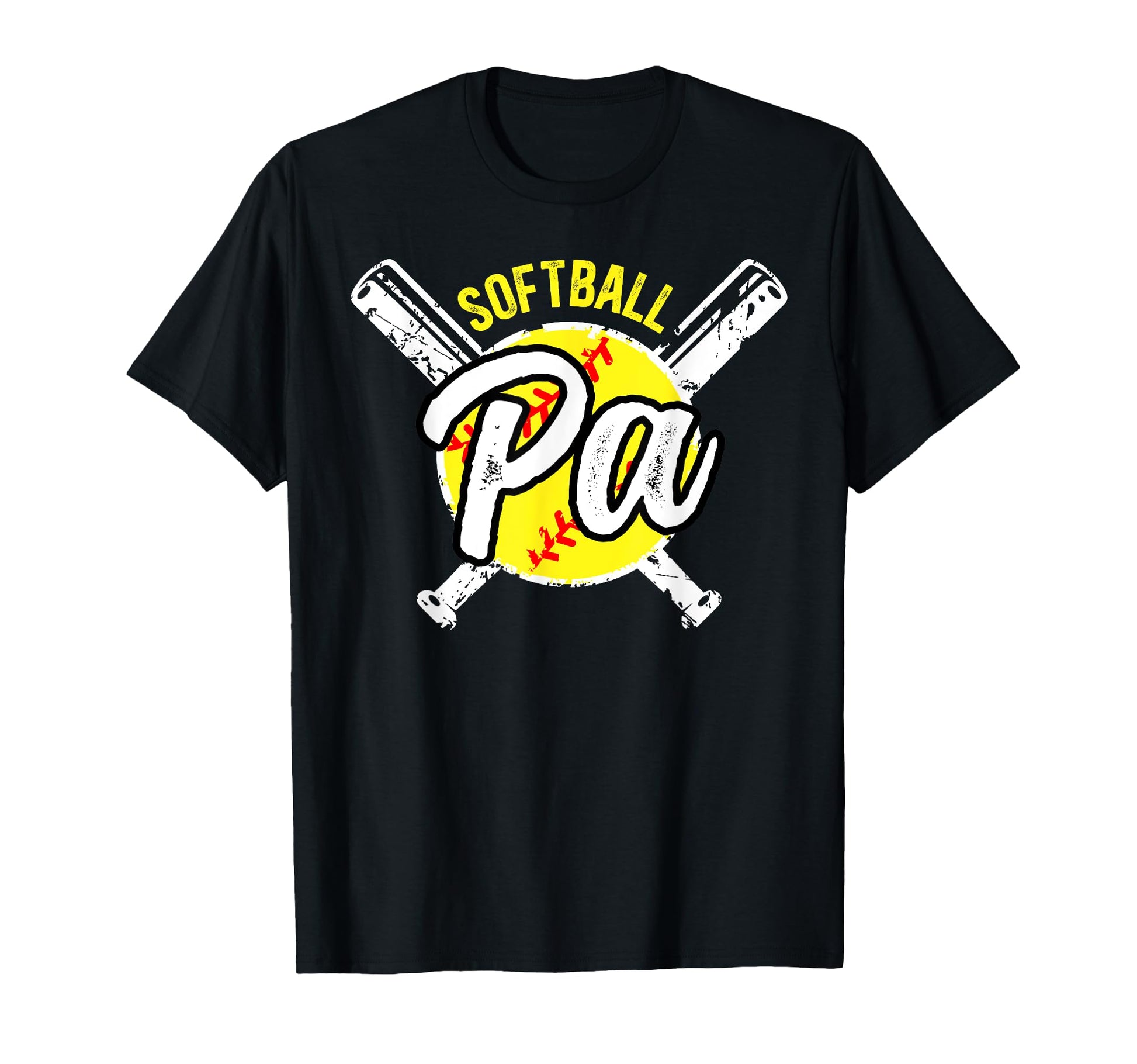 Softball Pa Grandpa Pa Softball T-Shirt - Fun Novelty Design Men Women - T-Shirt, Sweatshirt, Hoodie