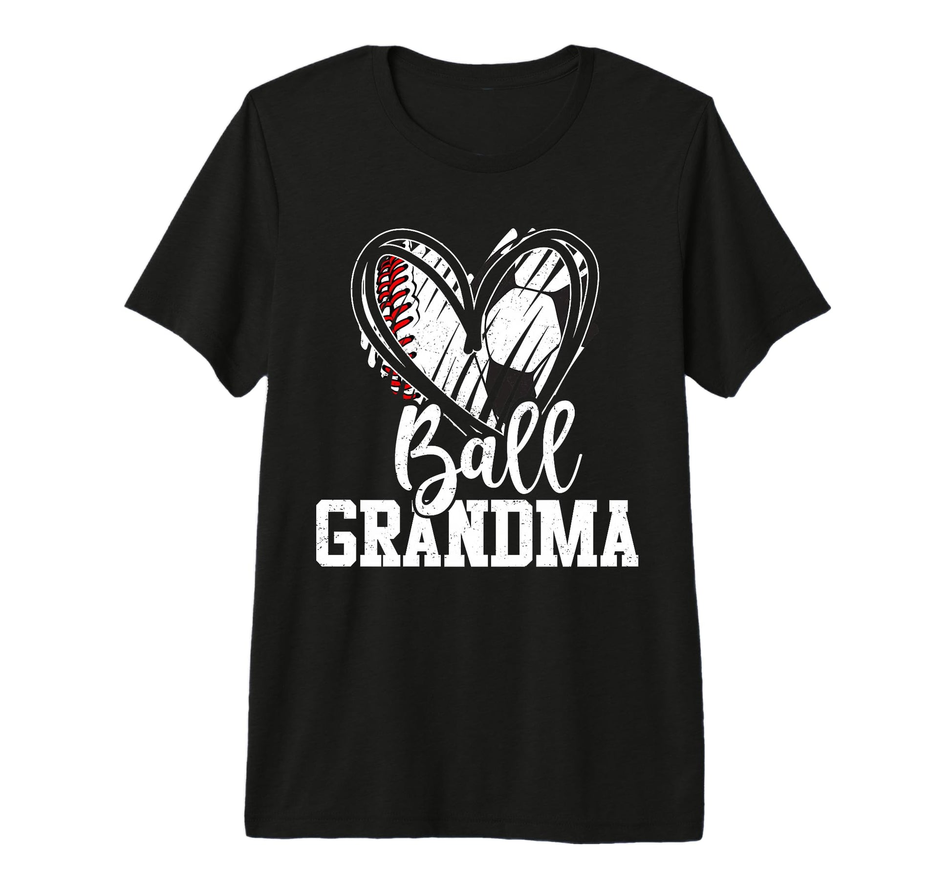 Ball Grandma Baseball Soccer Grandma T-Shirt - Aesthetic Graphic Men Women - T-Shirt, Sweatshirt, Hoodie