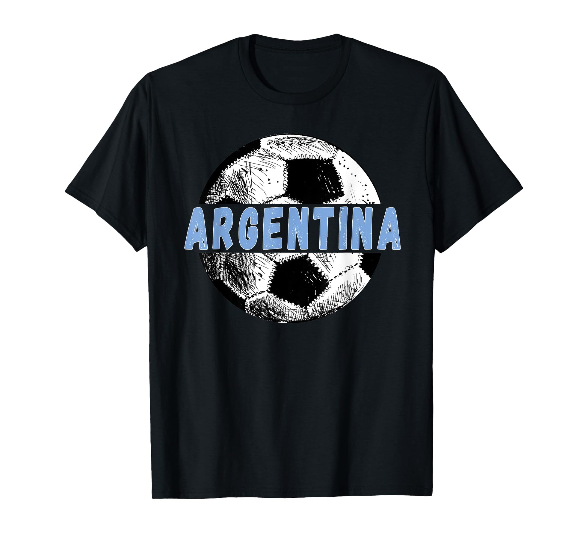 Argentina Soccer Argentinian Flag T-Shirt - Minimalist Print Men Women - T-Shirt, Sweatshirt, Hoodie
