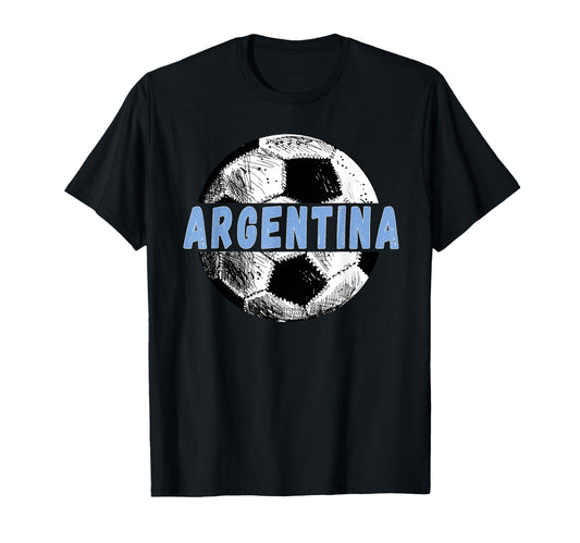 Argentina Soccer Argentinian Flag T-Shirt - Minimalist Print Men Women - T-Shirt, Sweatshirt, Hoodie