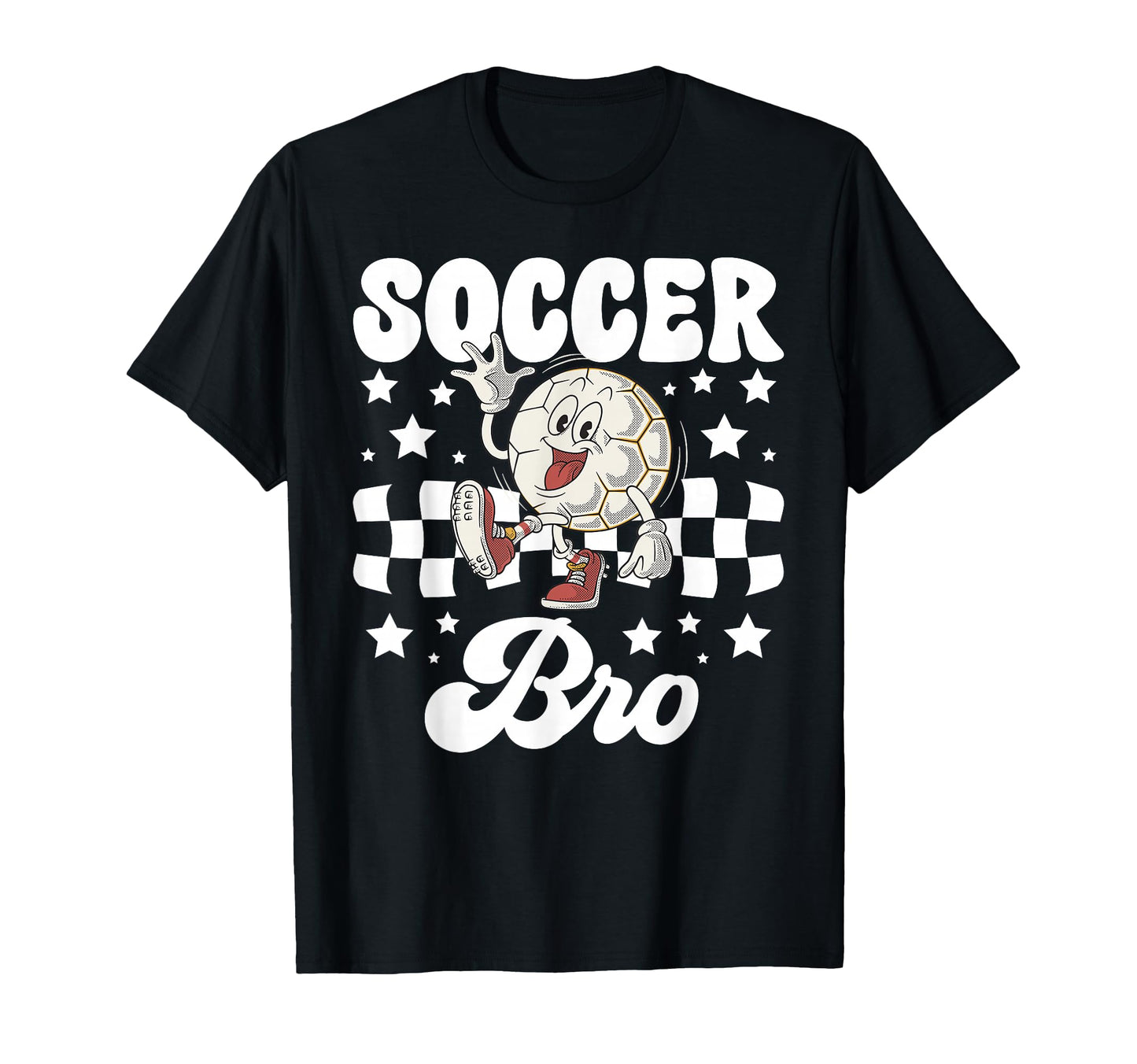Soccer Bro Groovy Soccer Brother T-Shirt - Aesthetic Graphic for Adults - T-Shirt, Sweatshirt, Hoodie