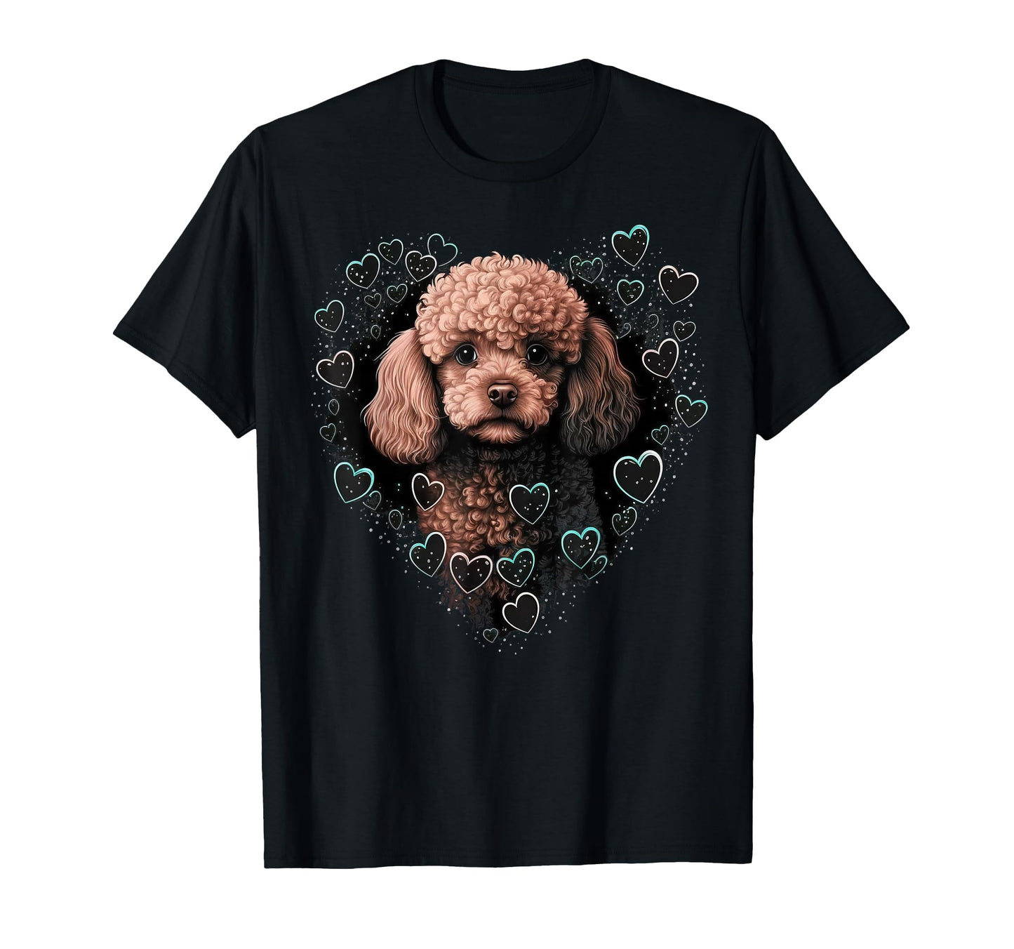 Toy Poodle Love Heart Valentines Day T-Shirt - Streetwear Style for Adults - T-Shirt, Sweatshirt, Hoodie