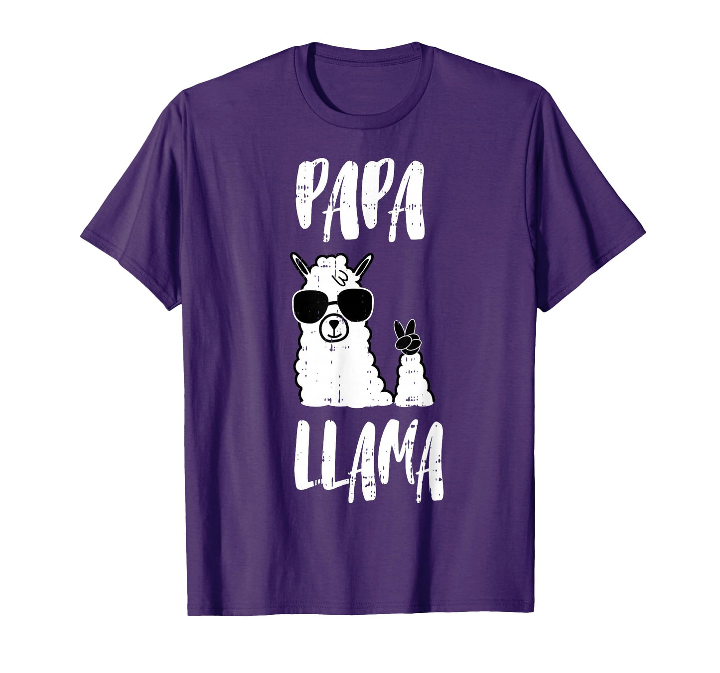 Funny Papa Llama Daddy First Fathers Day T-Shirt - Minimalist Print Unisex - T-Shirt, Sweatshirt, Hoodie