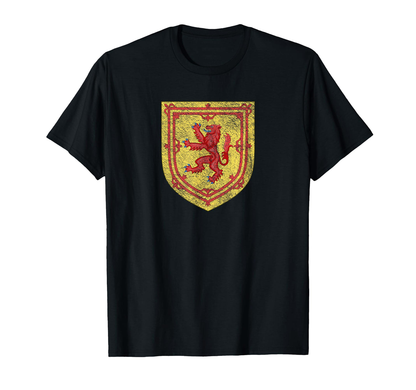 Scottish Lion Emblem Scotland Flag T-Shirt - Aesthetic Graphic for Adults - T-Shirt, Sweatshirt, Hoodie