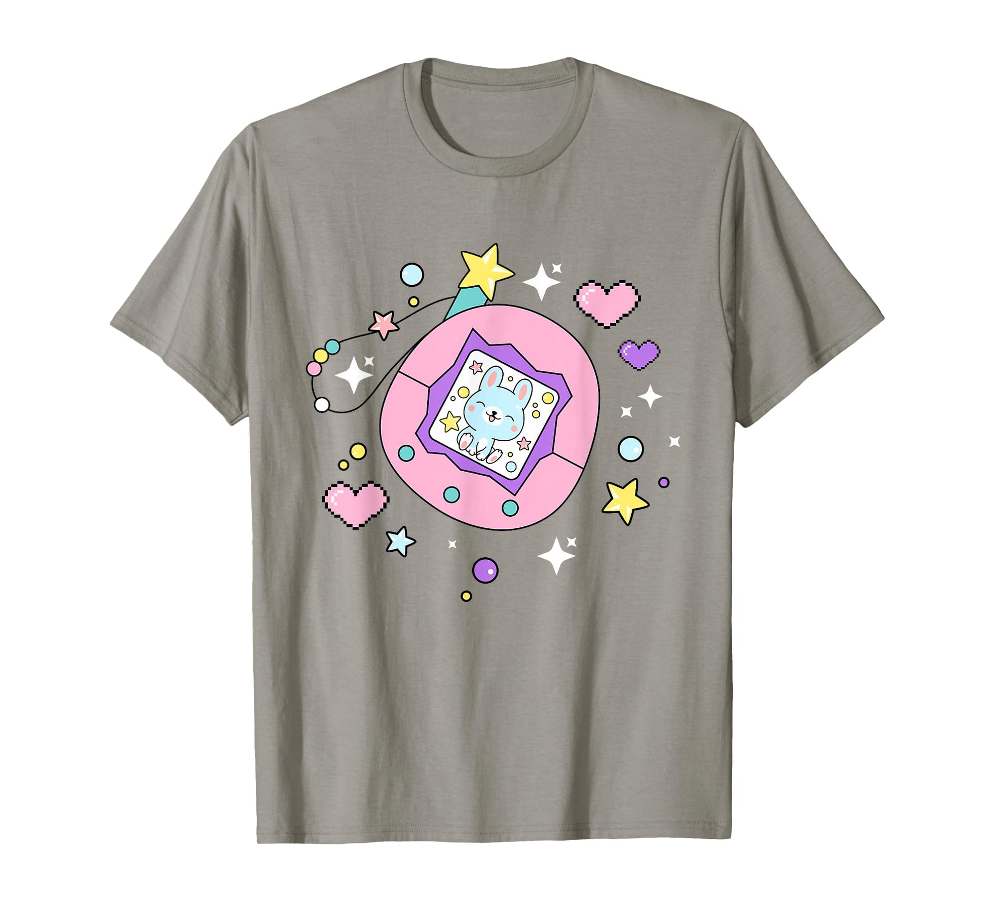Kawaii Bunny Electronic Pet T-Shirt - Unique Graphic Unisex - T-Shirt, Sweatshirt, Hoodie