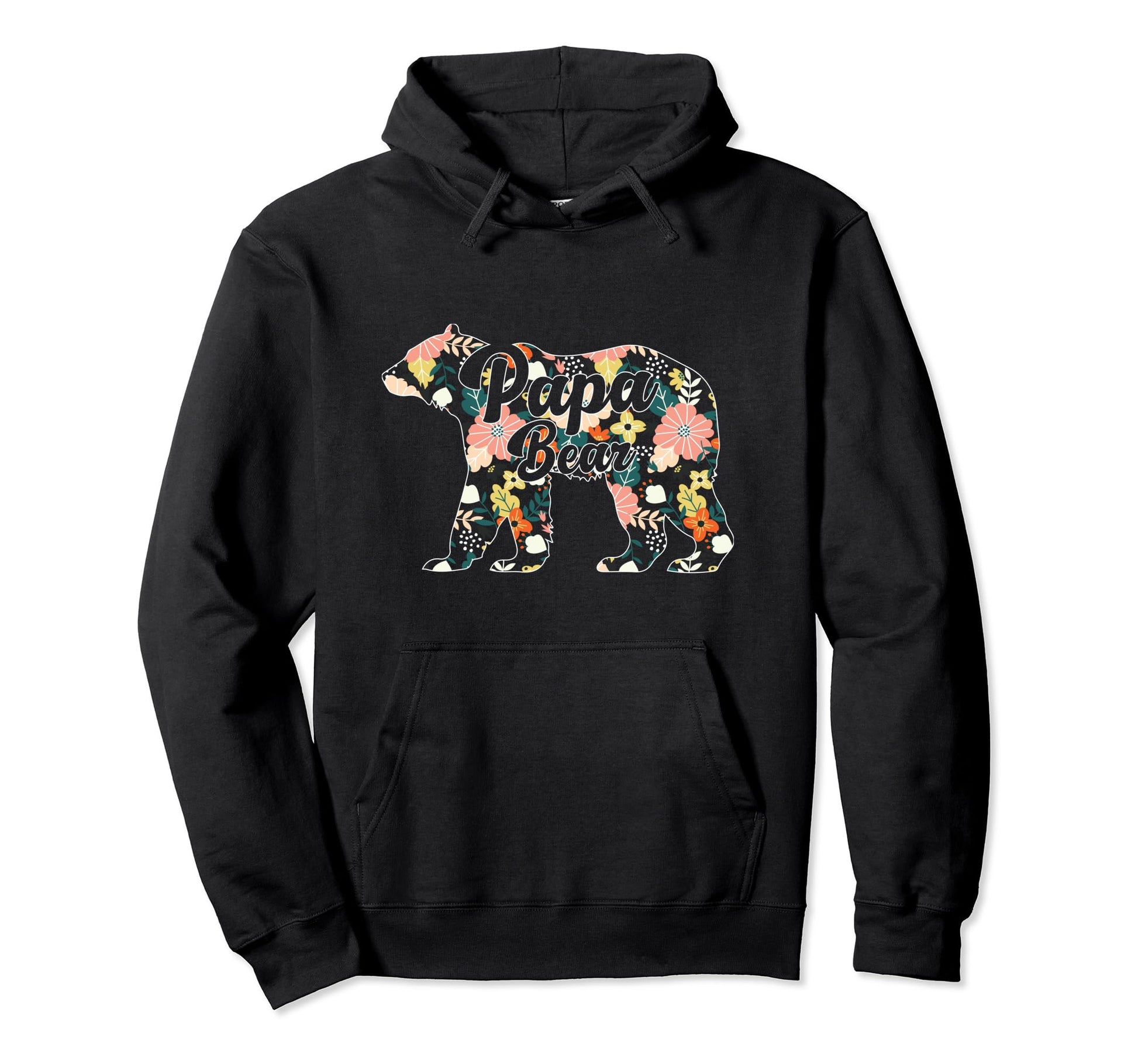 Dad Fathers Day Papa Bear Hoodie - Unique Graphic Unisex - T-Shirt, Sweatshirt, Hoodie