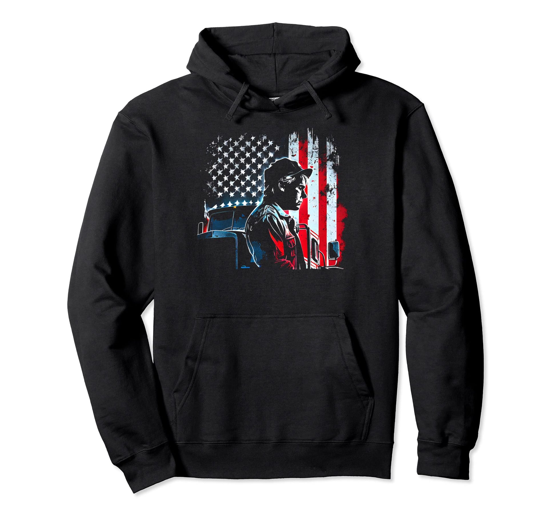 Funny Trucker American Big Rigs Diesel Hoodie - Trendy Graphic Men Women - T-Shirt, Sweatshirt, Hoodie