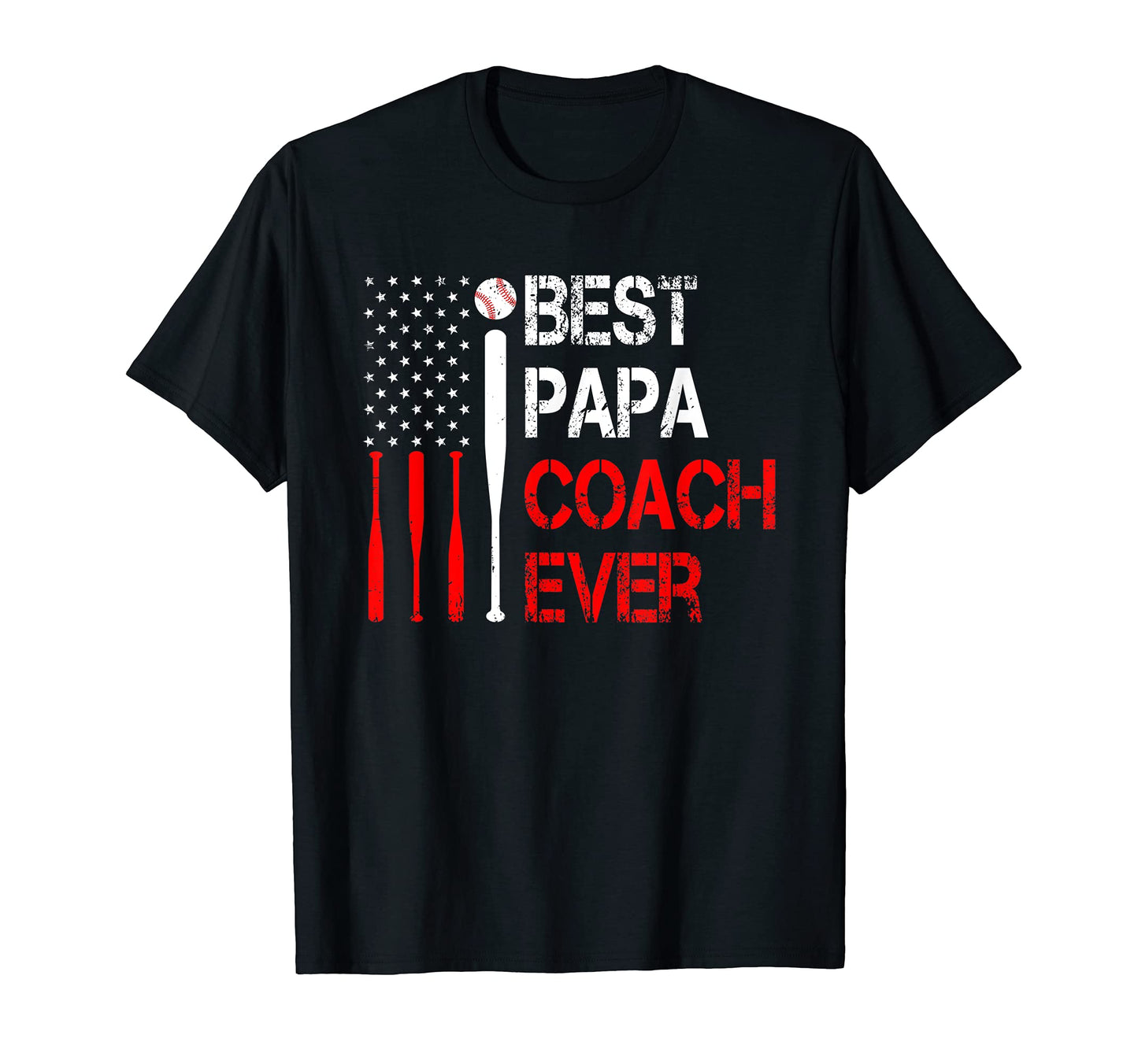 Best Papa Coach Ever Sports Fan Best T-Shirt - Aesthetic Graphic Men Women - T-Shirt, Sweatshirt, Hoodie