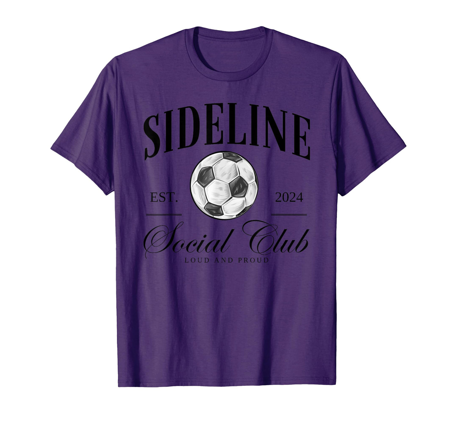 Sideline Social Club Soccer T-Shirt - Graphic Print Men Women - T-Shirt, Sweatshirt, Hoodie