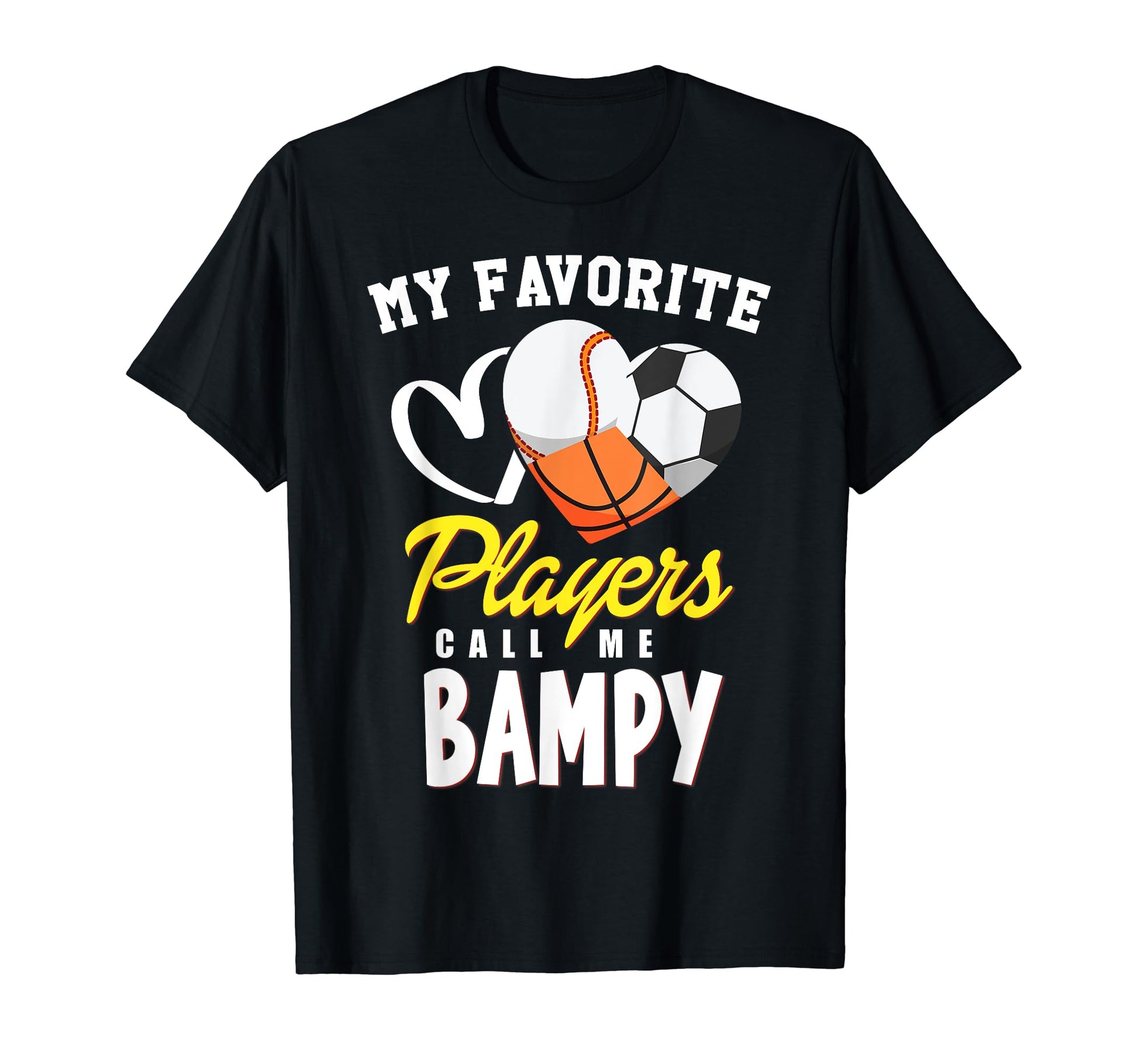 My Favorite Players Baseball Soccer T-Shirt - Trendy Graphic for Adults - T-Shirt, Sweatshirt, Hoodie