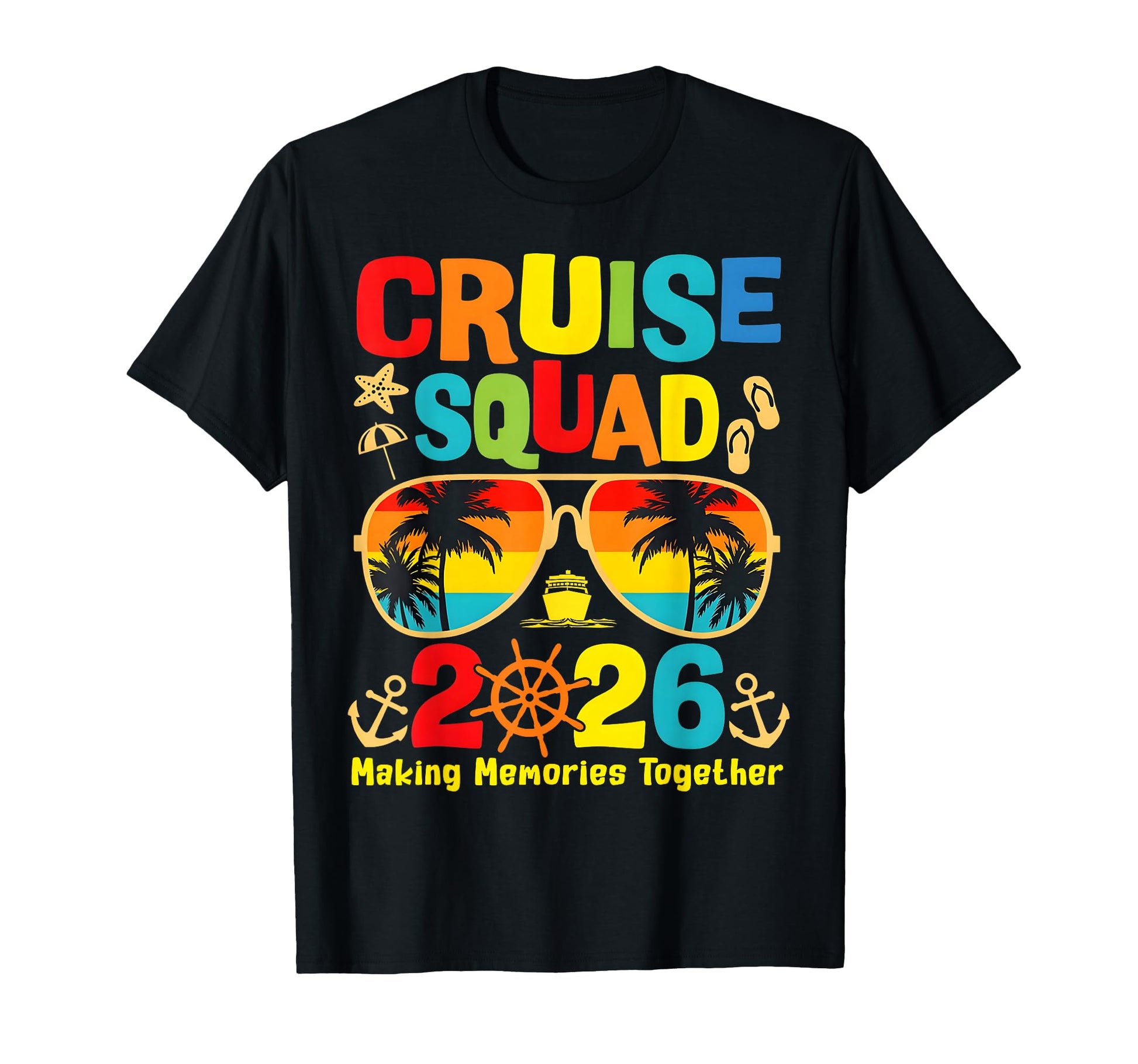 Cruise Squad 2026 Summer Vacation T-Shirt - Graphic Print Men Women - T-Shirt, Sweatshirt, Hoodie