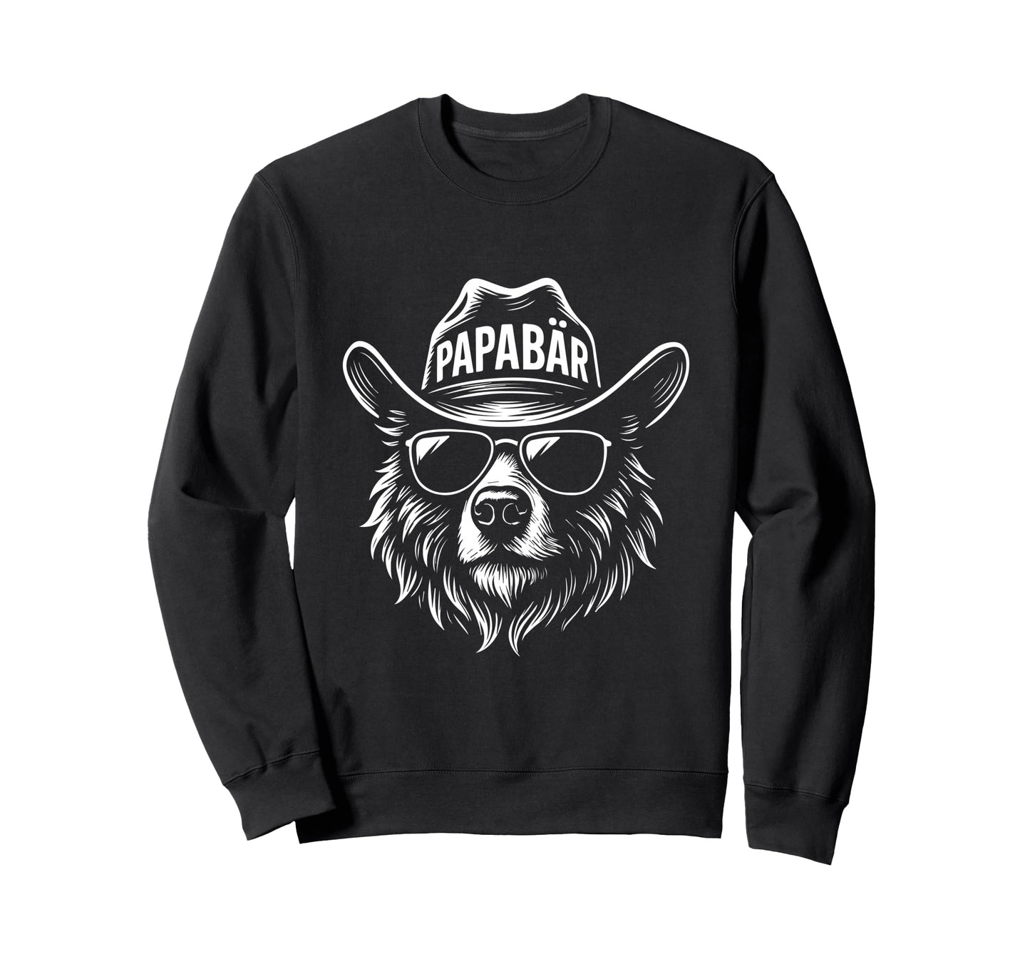 Papa Bear Funny Father Motif Sweatshirt - Streetwear Style for Adults - T-Shirt, Sweatshirt, Hoodie